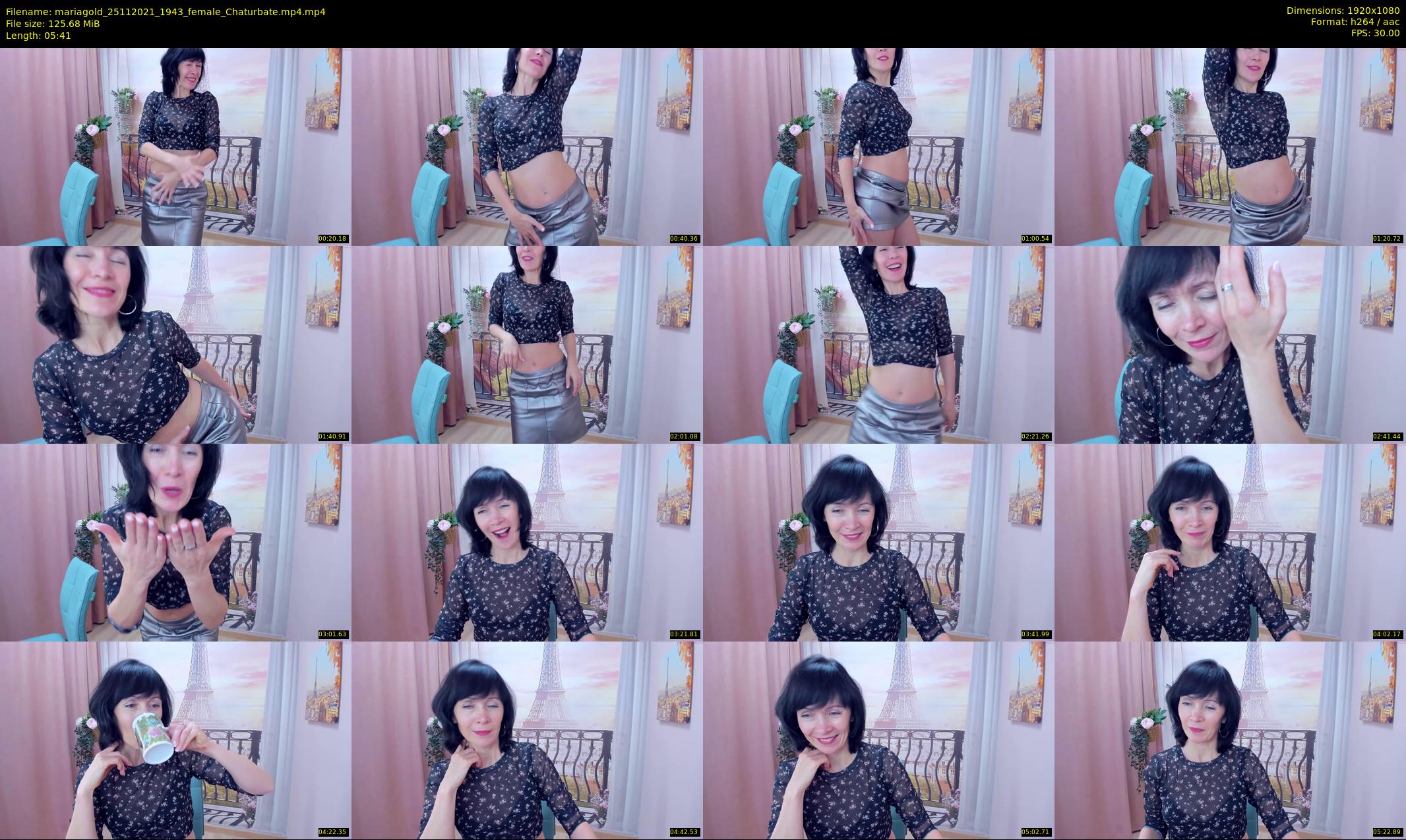 mariagold — 6 minute Chaturbate female cam show recording, 1080p, Nov 25, 2021