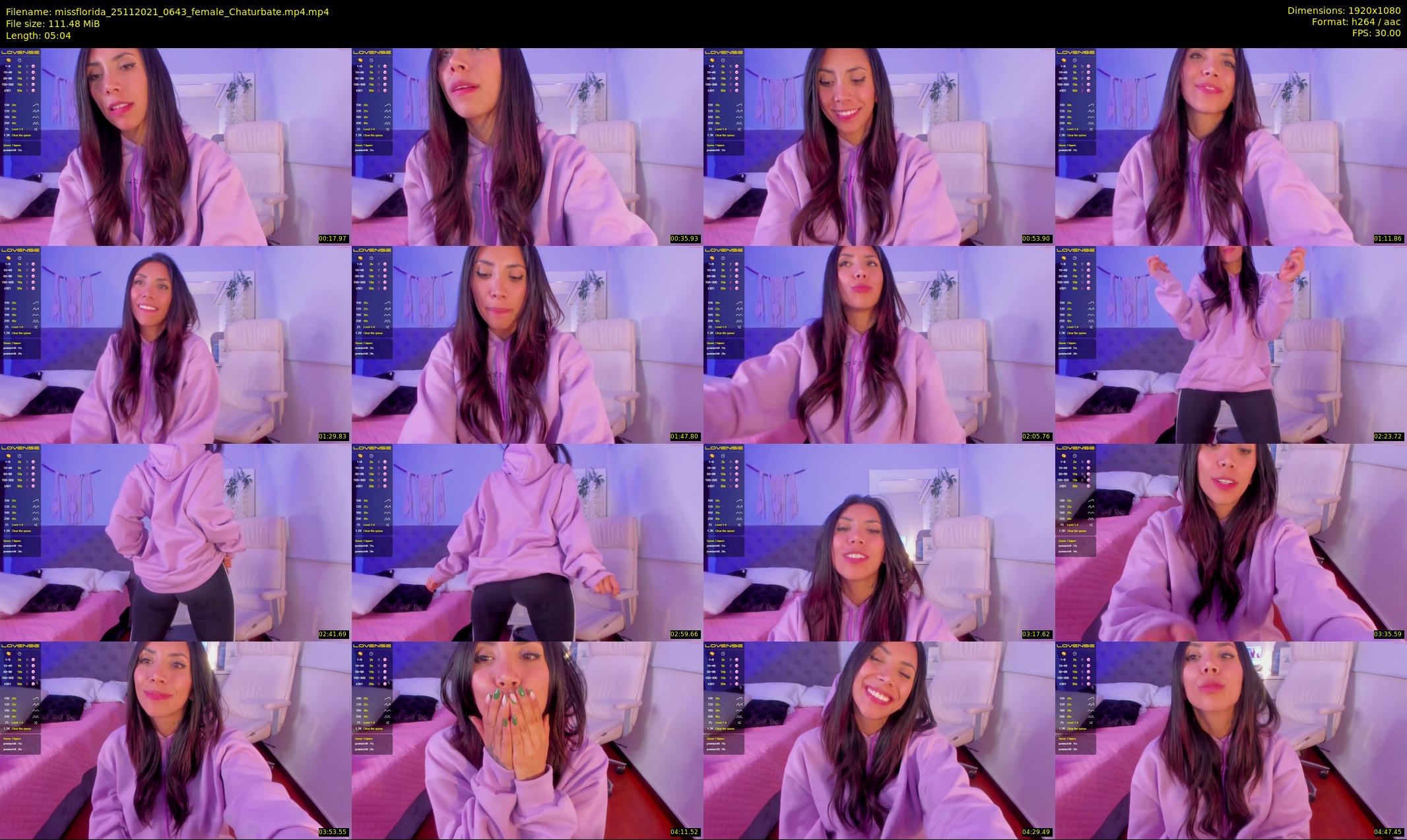 missflorida — 6 minute Chaturbate female cam show recording, 1080p, Nov 25, 2021