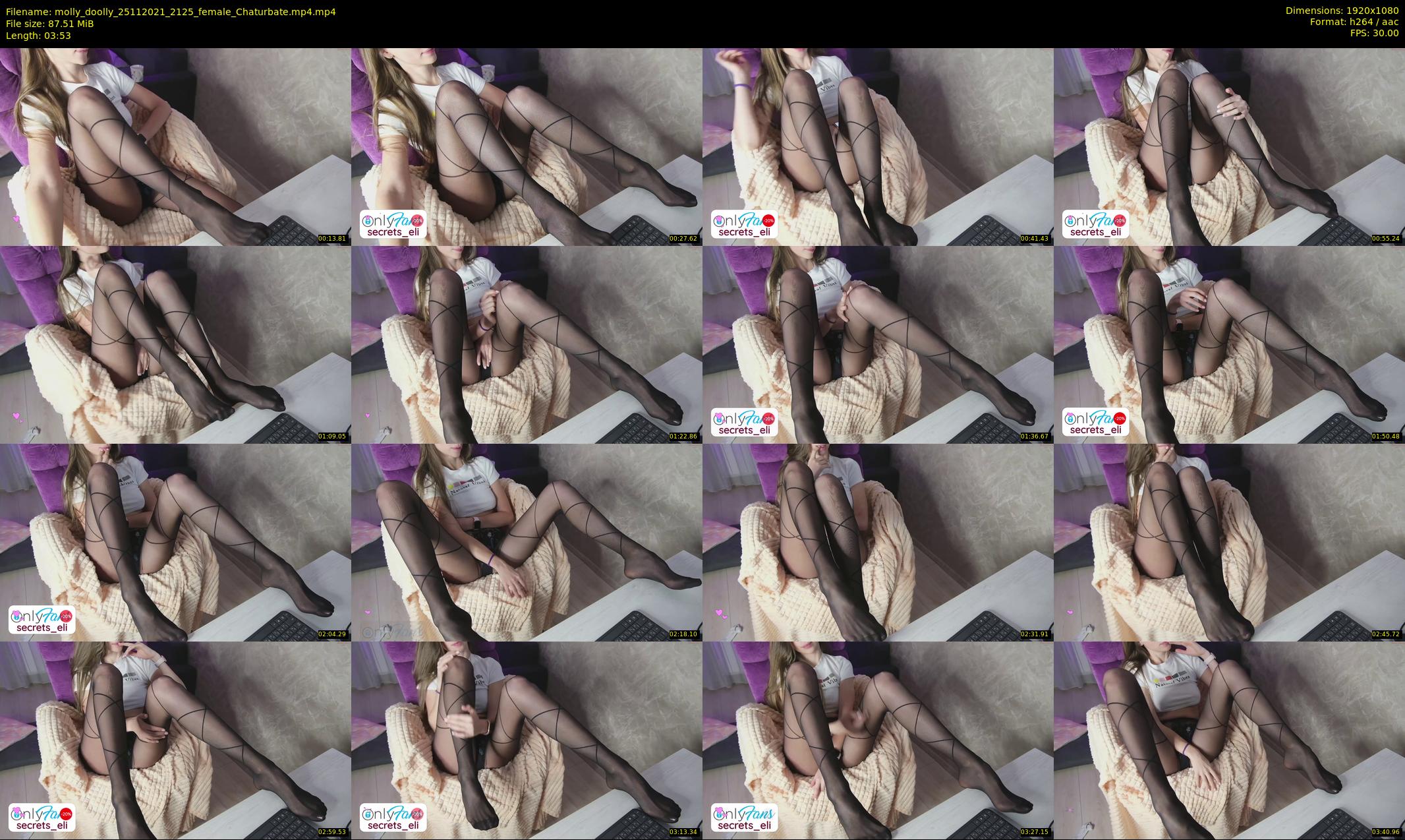 molly_doolly — 4 minute Chaturbate female cam show recording, 1080p, Nov 25, 2021