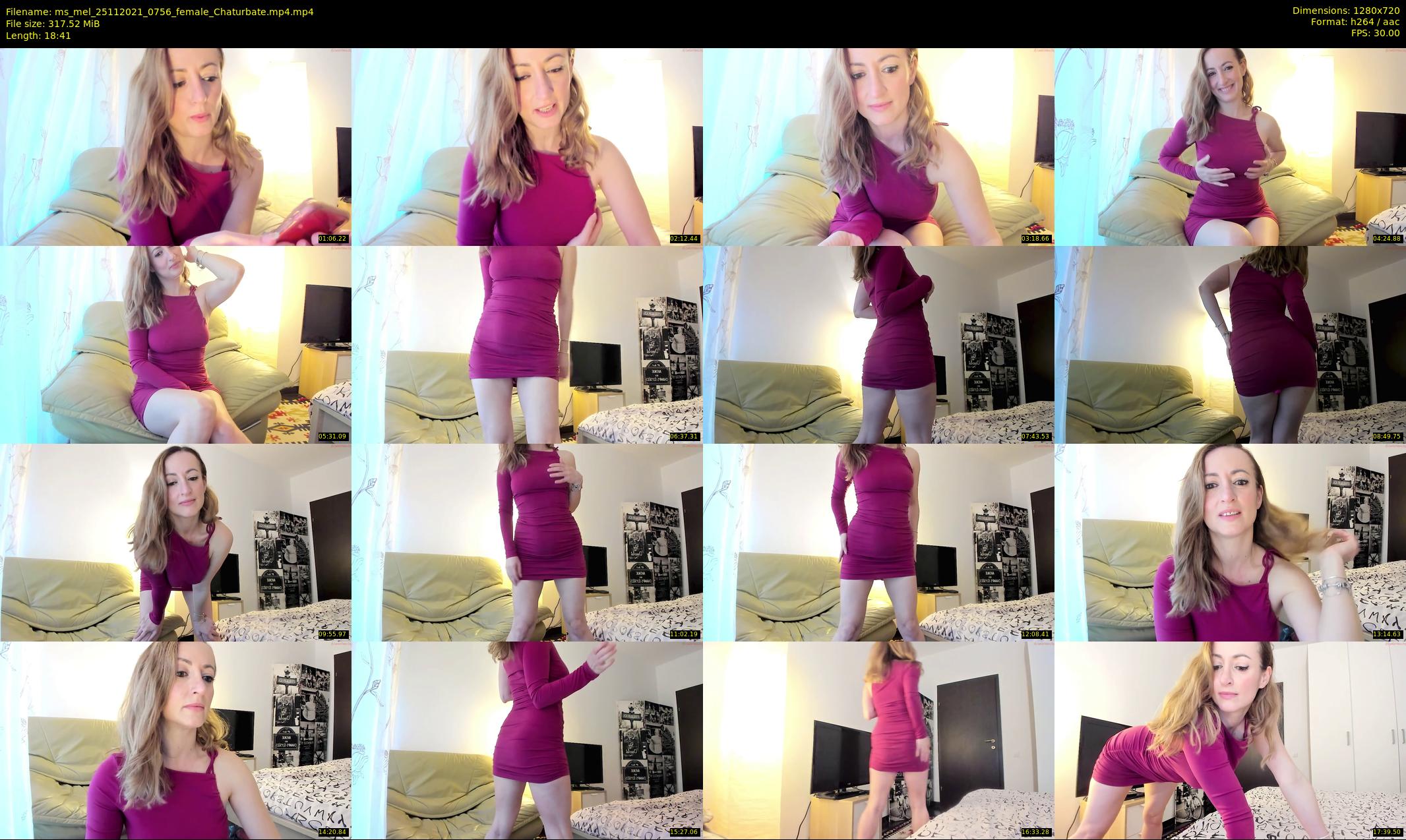 ms_mel — 19 minute Chaturbate female cam show recording, 720p, Nov 25, 2021
