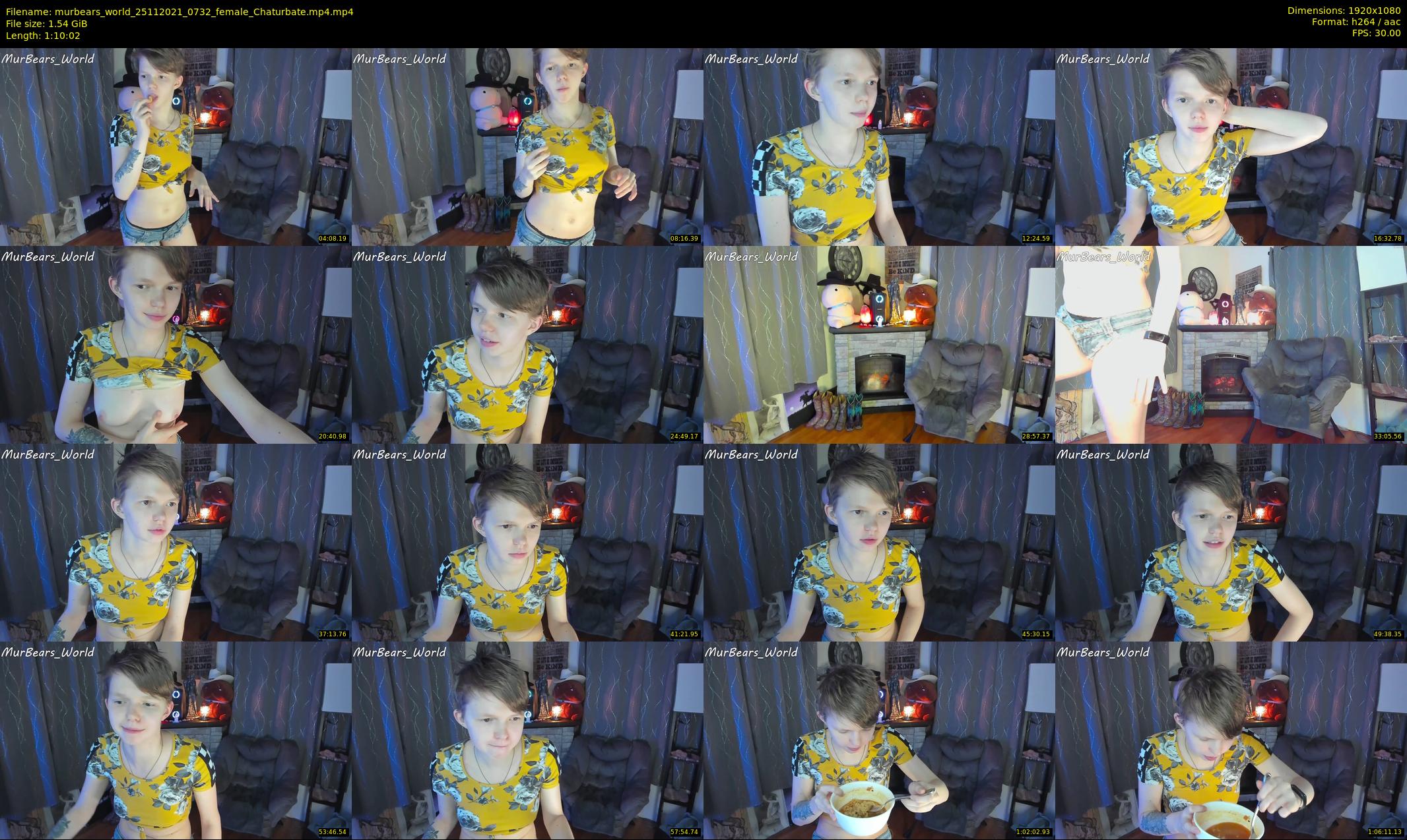 murbears_world — 71 minute Chaturbate female cam show recording, 1080p, Nov 25, 2021