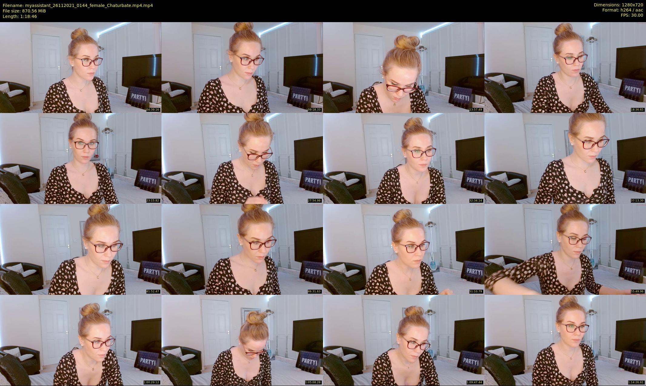myassistant — 79 minute Chaturbate female cam show recording, 720p, Nov 26, 2021