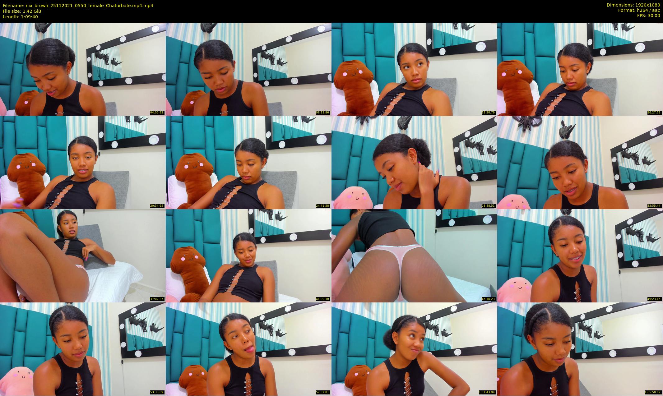 nix_brown — 70 minute Chaturbate female cam show recording, 1080p, Nov 25, 2021