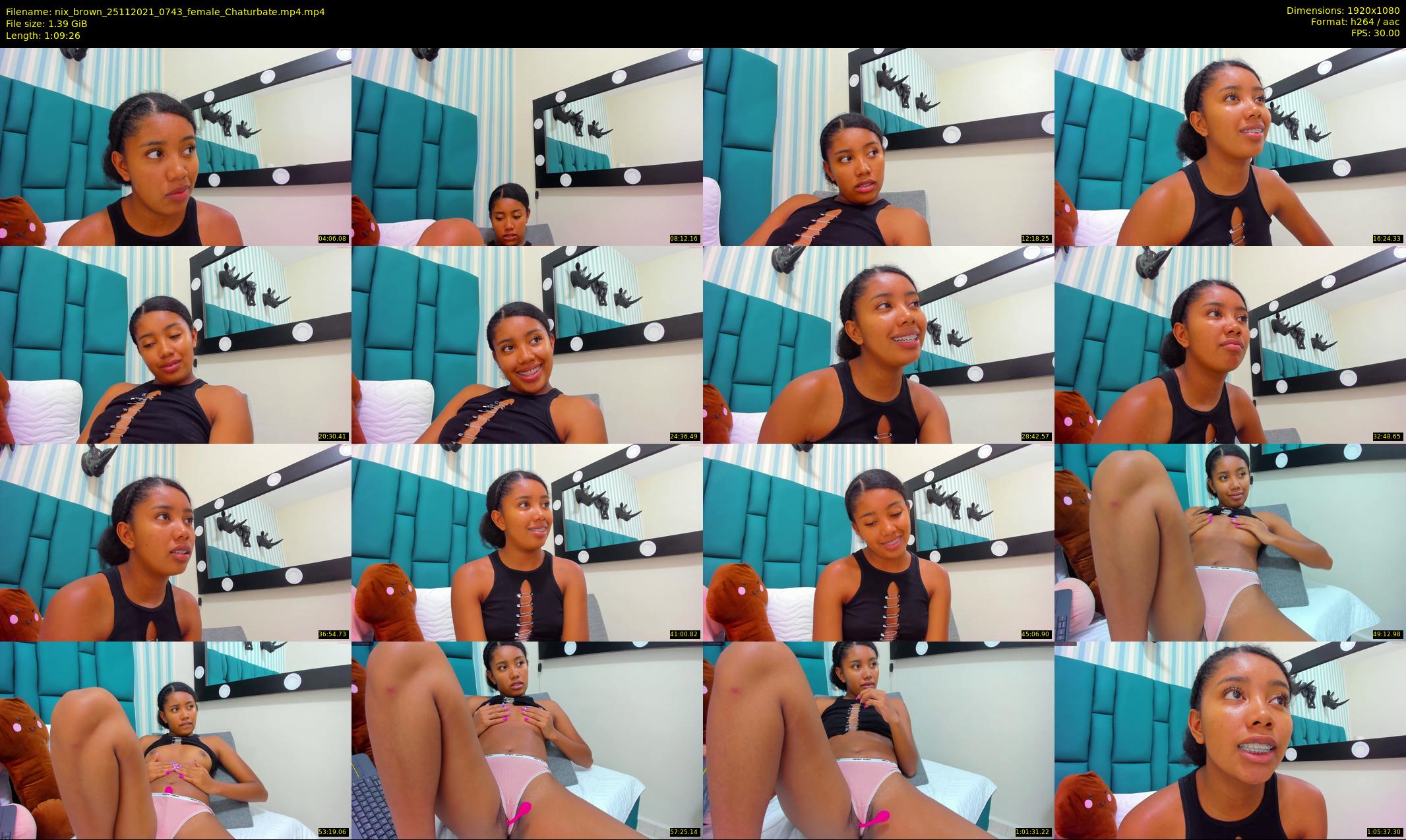 nix_brown — 70 minute Chaturbate female cam show recording, 1080p, Nov 25, 2021