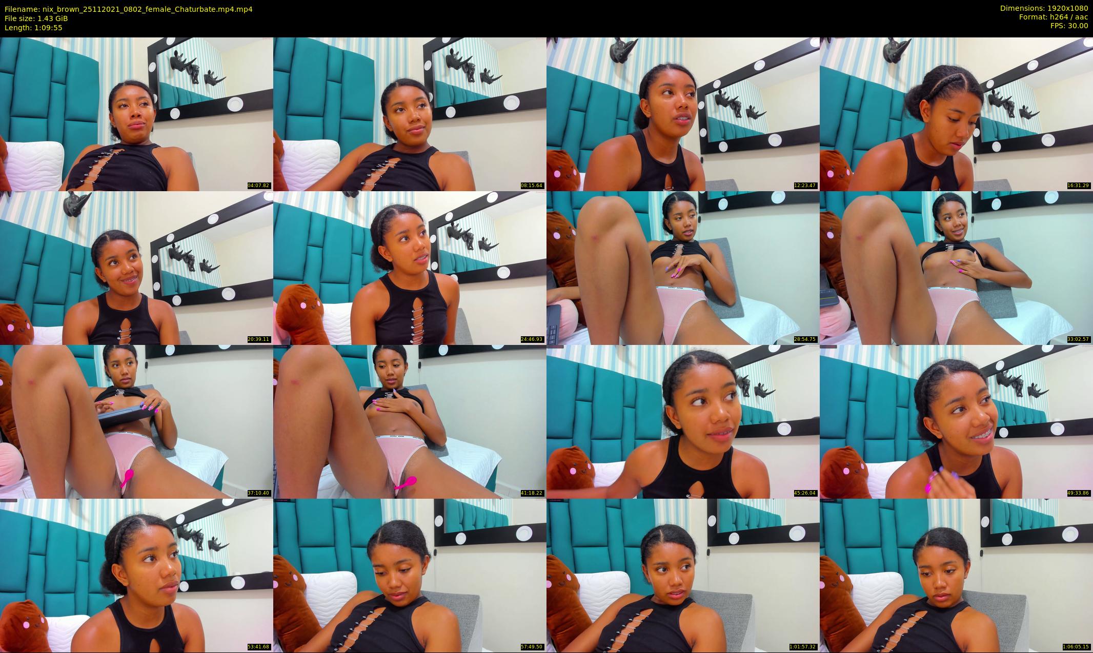 nix_brown — 70 minute Chaturbate female cam show recording, 1080p, Nov 25, 2021