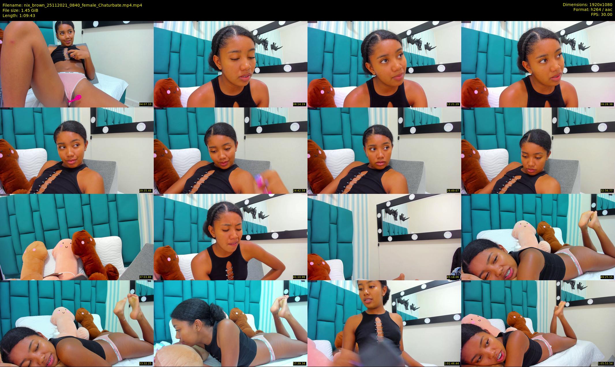 nix_brown — 70 minute Chaturbate female cam show recording, 1080p, Nov 25, 2021