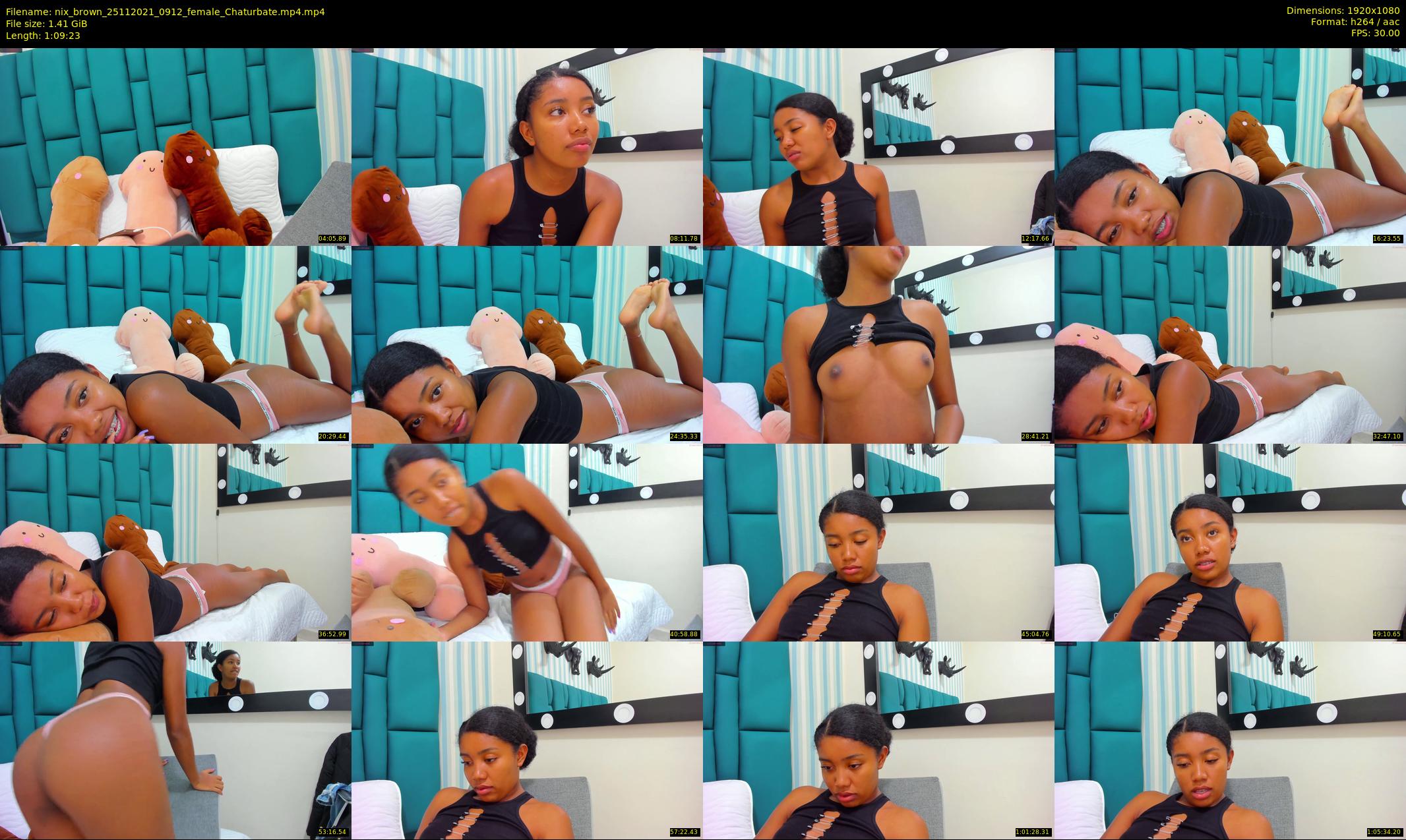 nix_brown — 70 minute Chaturbate female cam show recording, 1080p, Nov 25, 2021