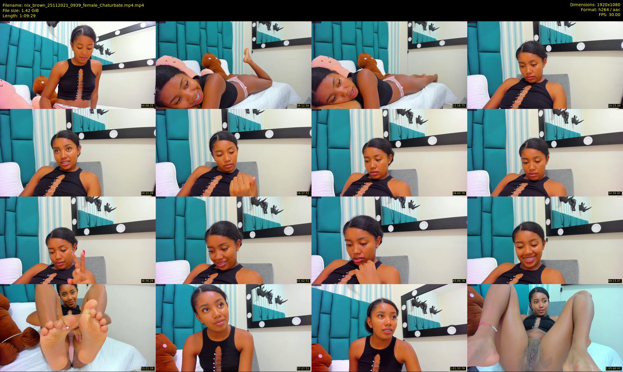 nix_brown — 70 minute Chaturbate female cam show recording, 1080p, Nov 25, 2021