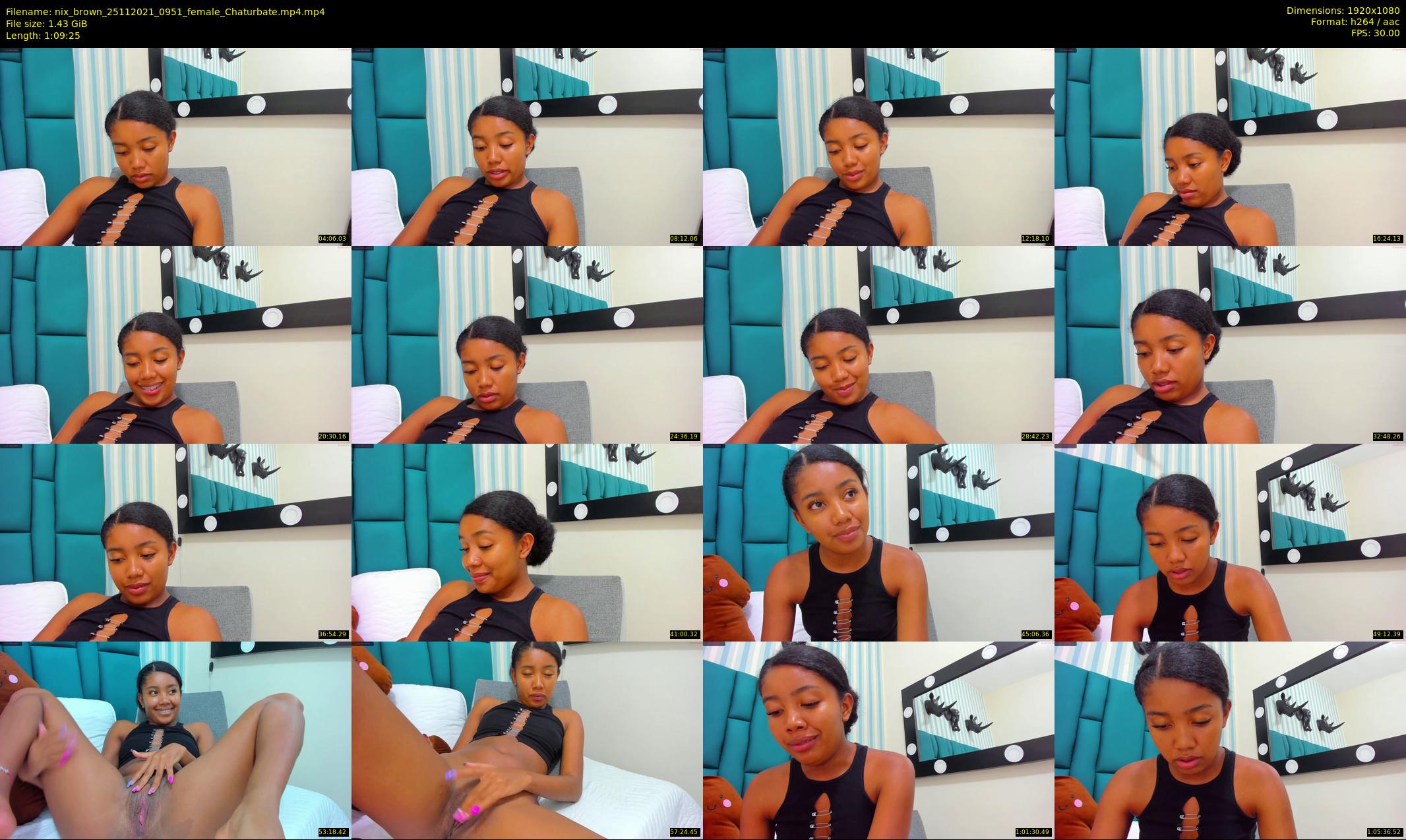 nix_brown — 70 minute Chaturbate female cam show recording, 1080p, Nov 25, 2021