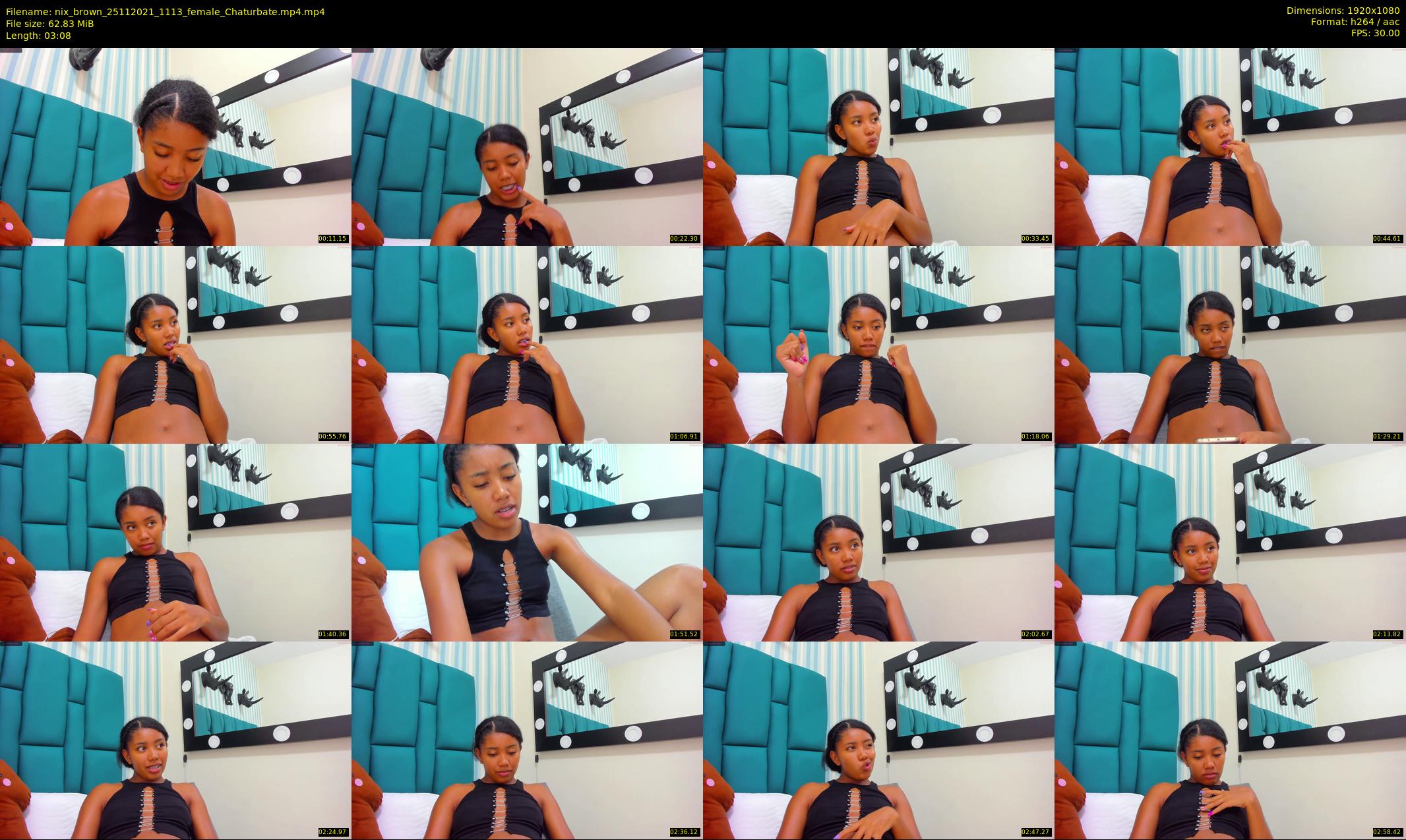 nix_brown — 4 minute Chaturbate female cam show recording, 1080p, Nov 25, 2021