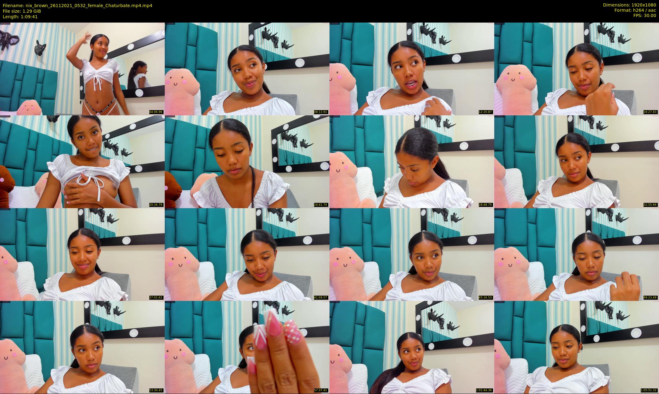 nix_brown — 70 minute Chaturbate female cam show recording, 1080p, Nov 26, 2021