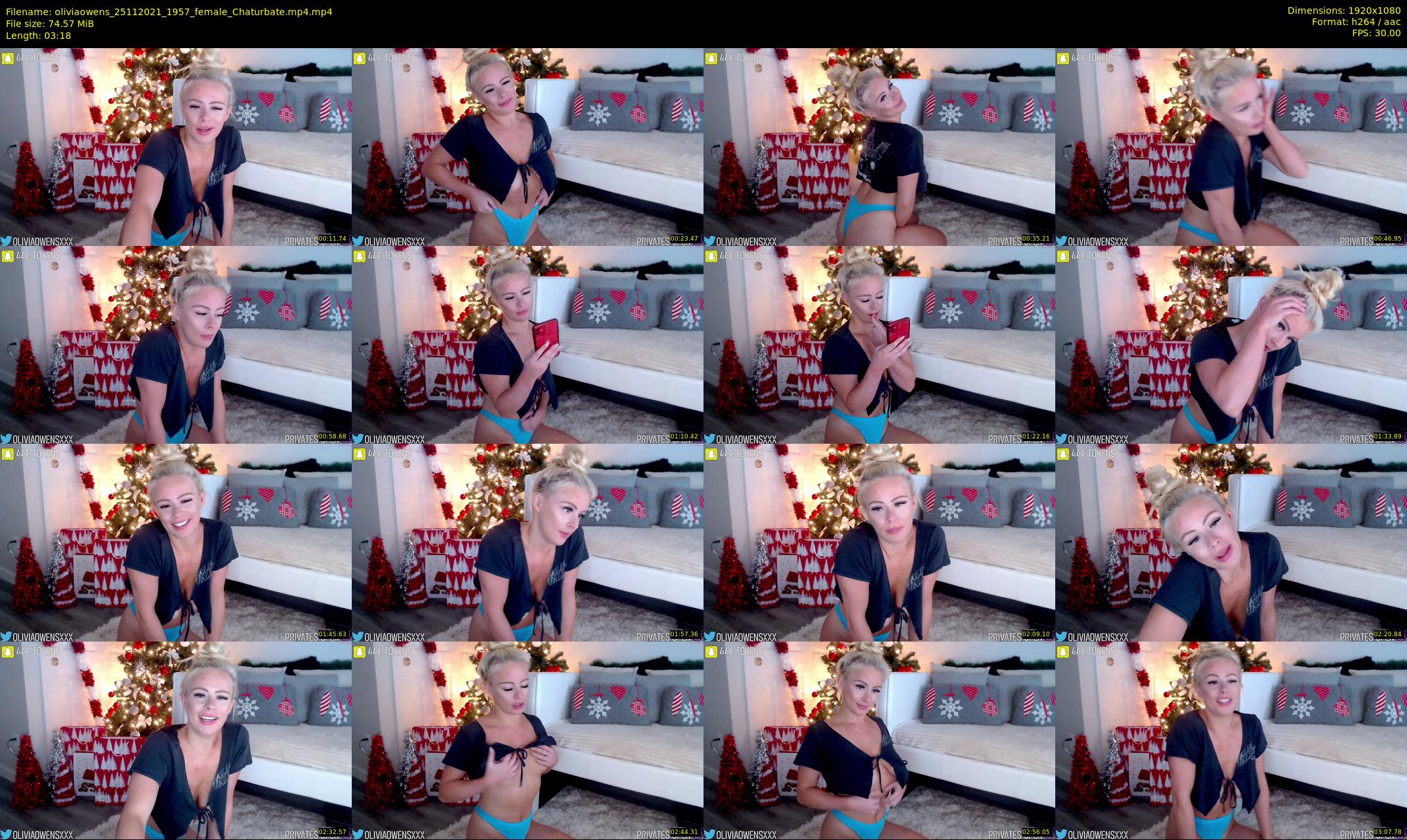 oliviaowens — 4 minute Chaturbate female cam show recording, 1080p, Nov 25, 2021