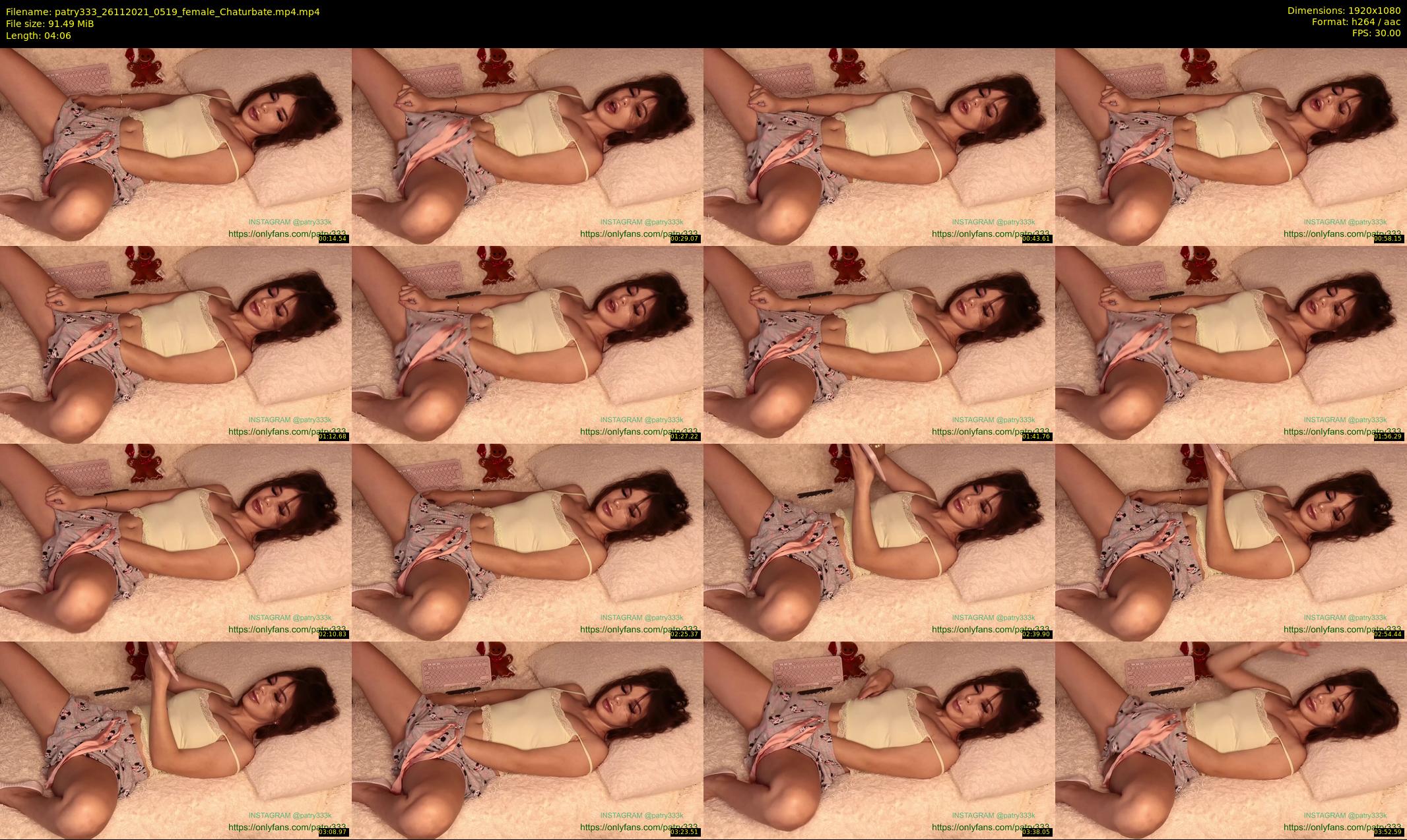 patry333 — 5 minute Chaturbate female cam show recording, 1080p, Nov 26, 2021