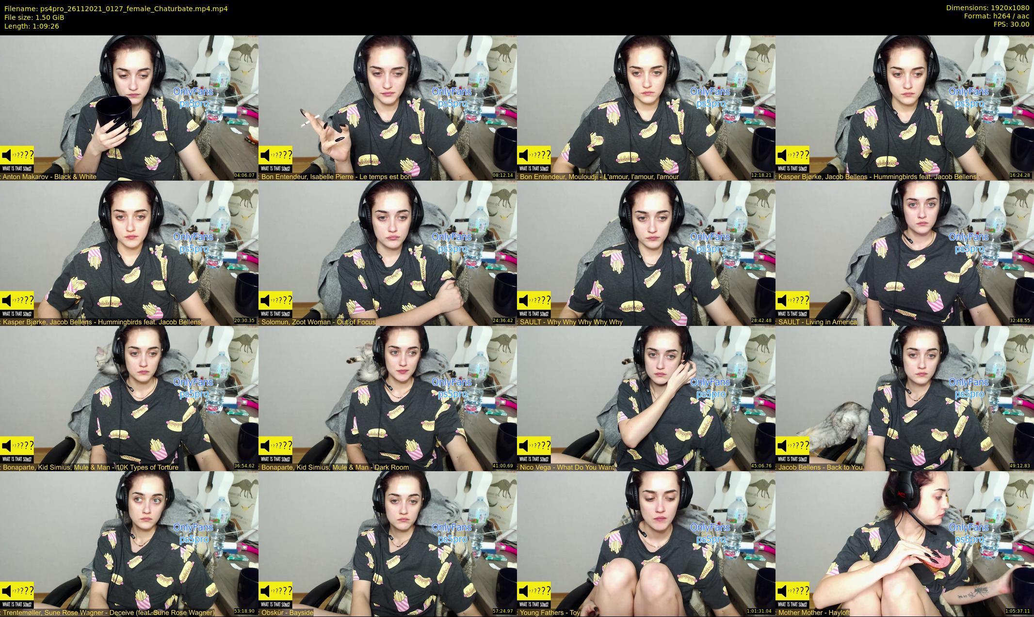 ps4pro — 70 minute Chaturbate female cam show recording, 1080p, Nov 26, 2021