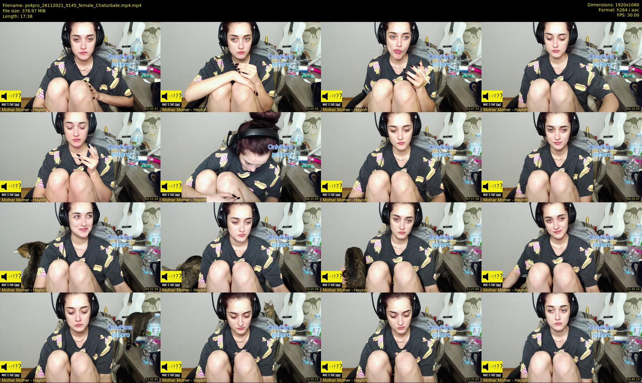 ps4pro — 18 minute Chaturbate female cam show recording, 1080p, Nov 26, 2021