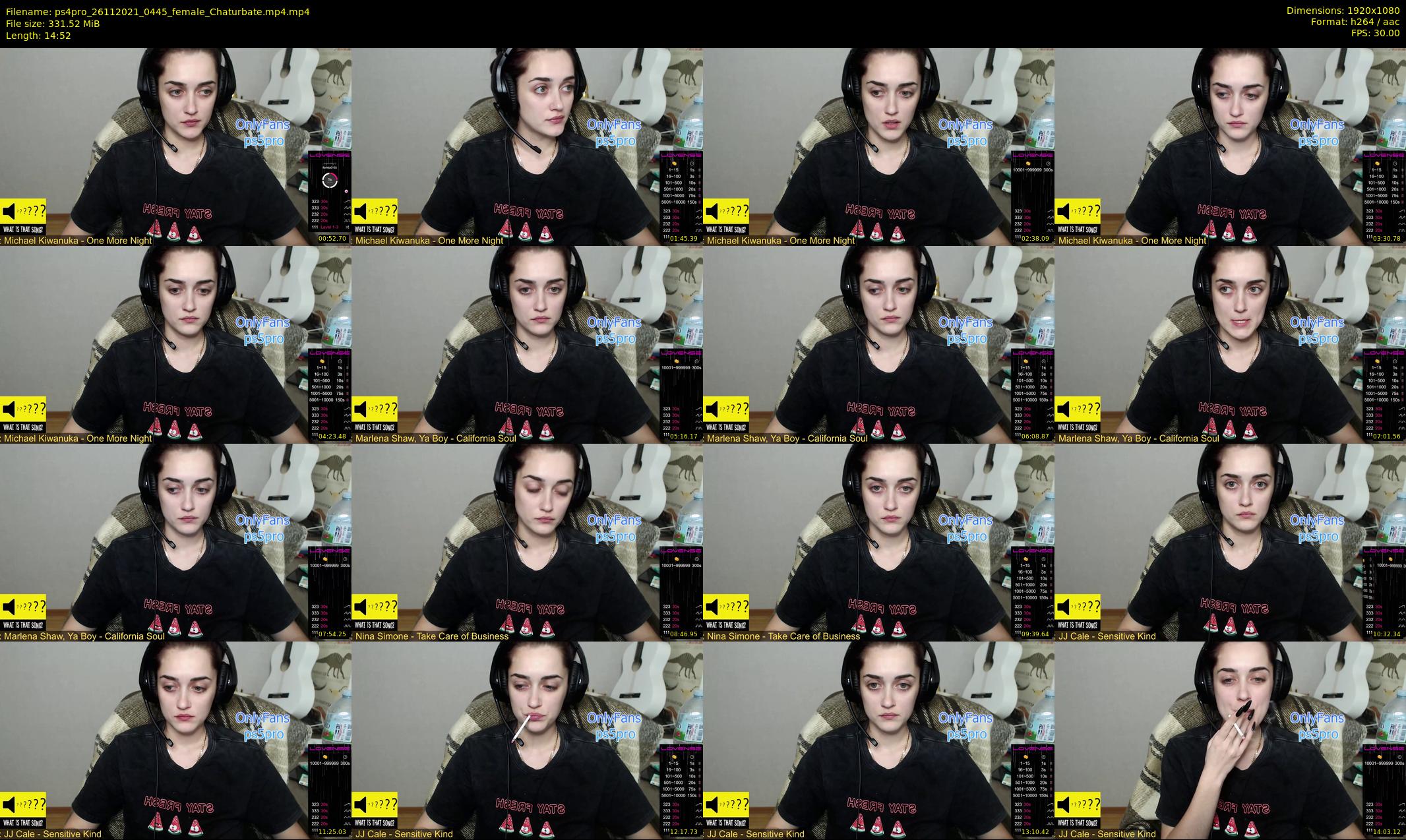 ps4pro — 15 minute Chaturbate female cam show recording, 1080p, Nov 26, 2021