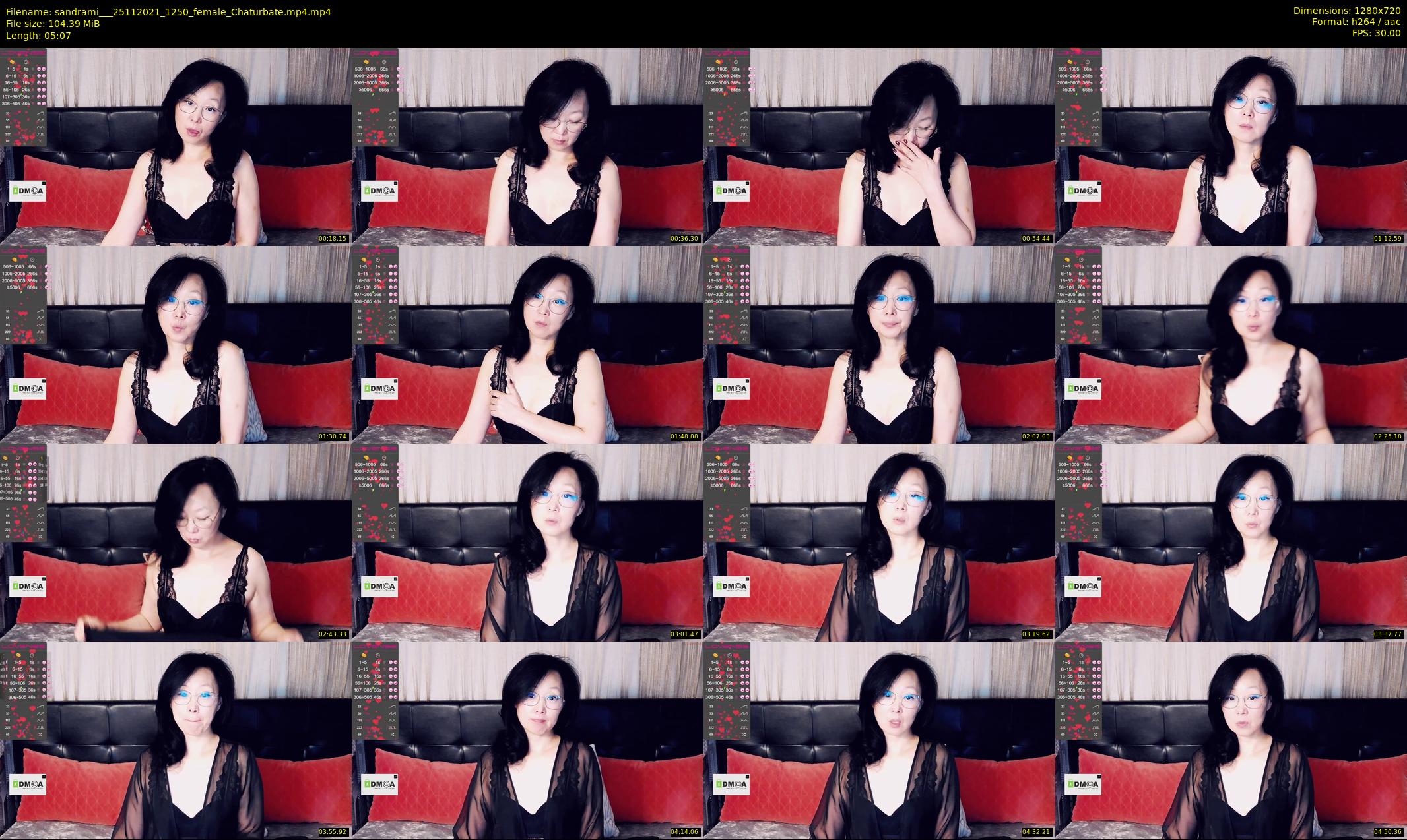 sandrami__ — 6 minute Chaturbate female cam show recording, 720p, Nov 25, 2021