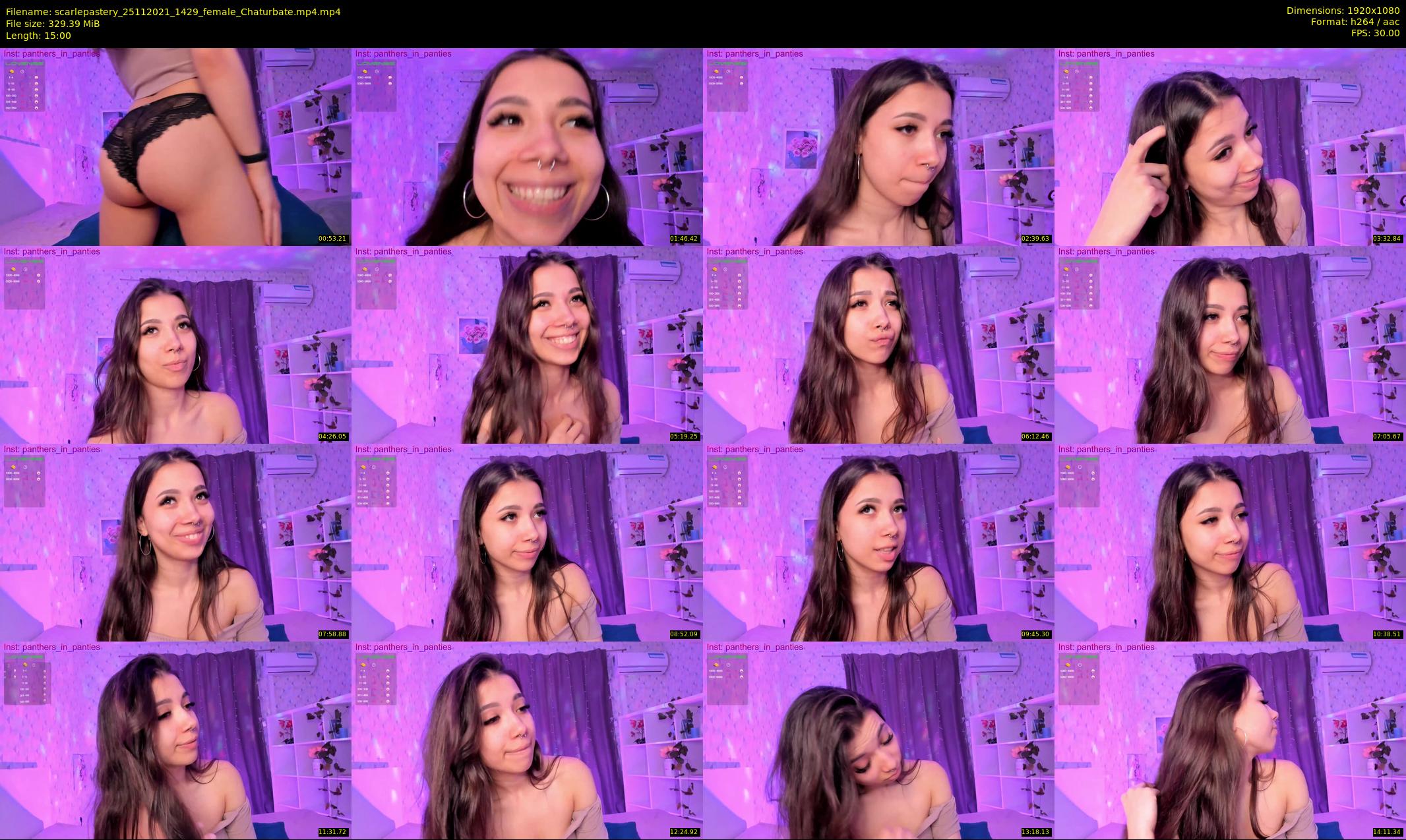 scarlepastery — 15 minute Chaturbate couple cam show recording, 1080p, Nov 25, 2021