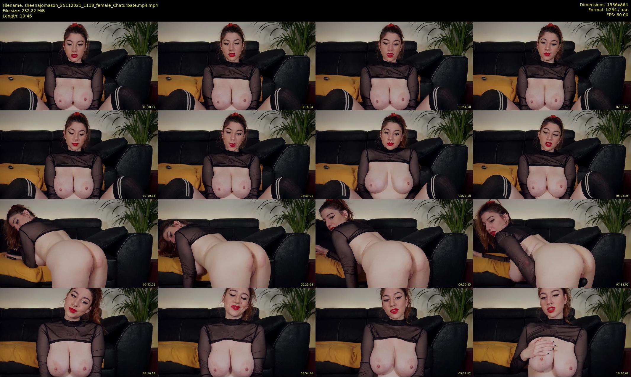 sheenajomason — 11 minute Chaturbate female cam show recording, 720p, Nov 25, 2021