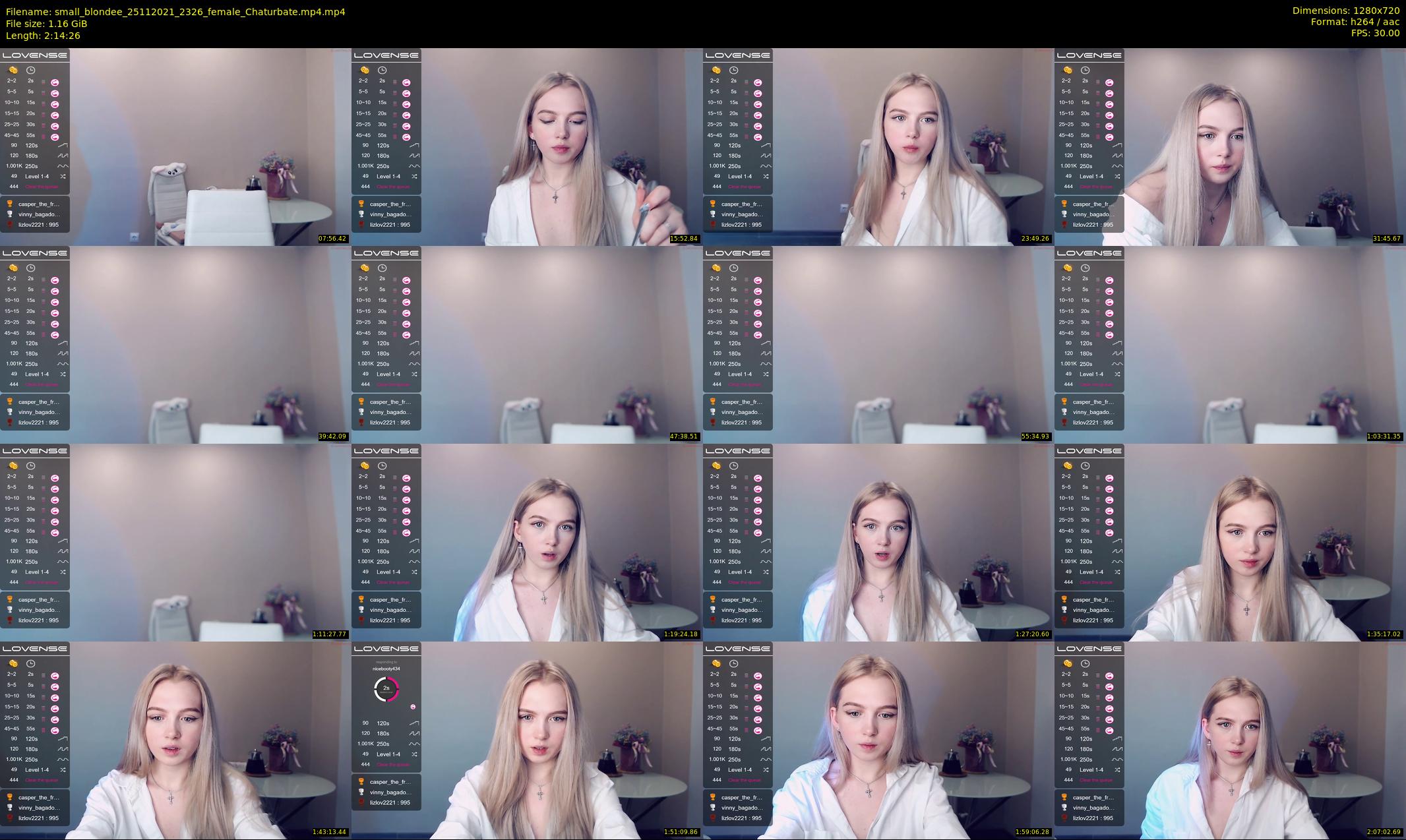 small_blondee — 135 minute Chaturbate female cam show recording, 720p, Nov 25, 2021