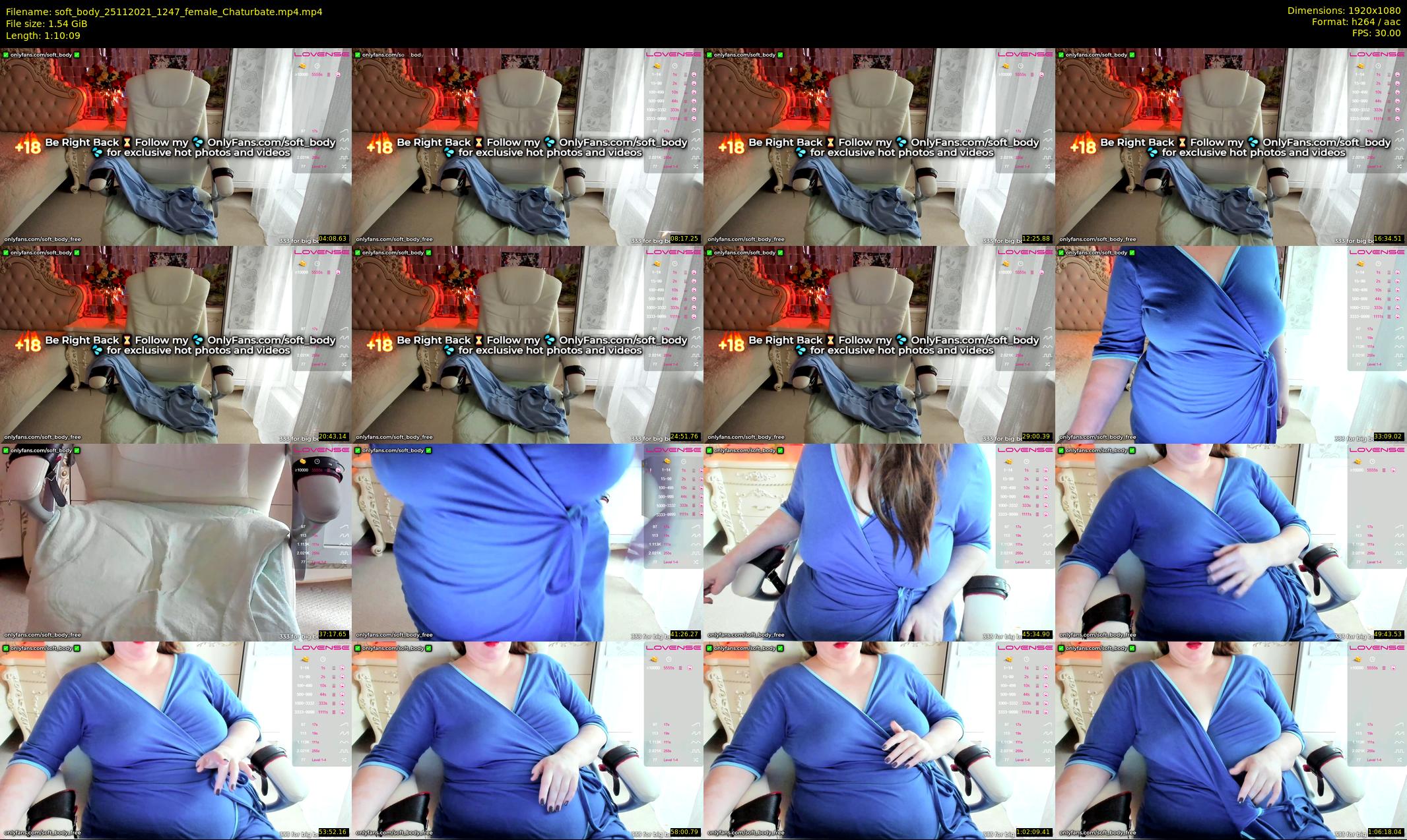 soft_body — 71 minute Chaturbate female cam show recording, 1080p, Nov 25, 2021