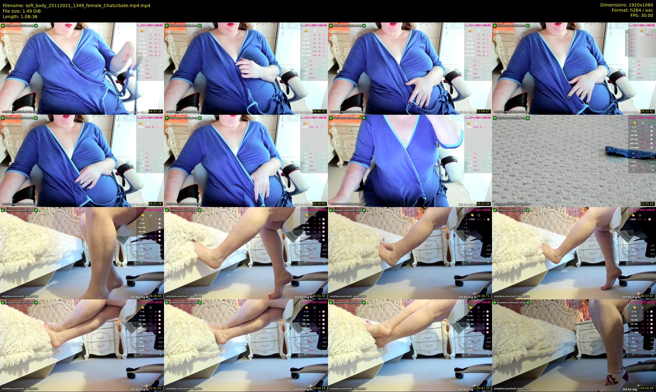 soft_body — 69 minute Chaturbate female cam show recording, 1080p, Nov 25, 2021