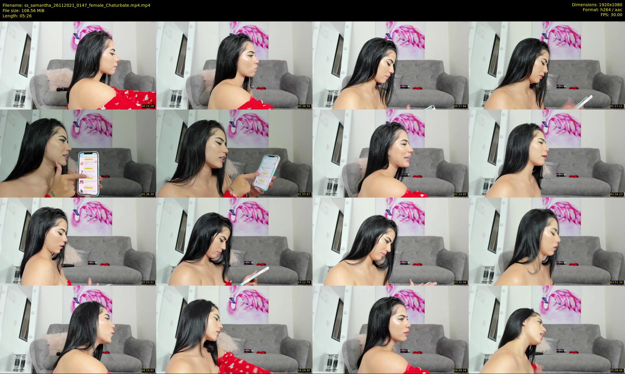 ss_samantha — 6 minute Chaturbate female cam show recording, 1080p, Nov 26, 2021