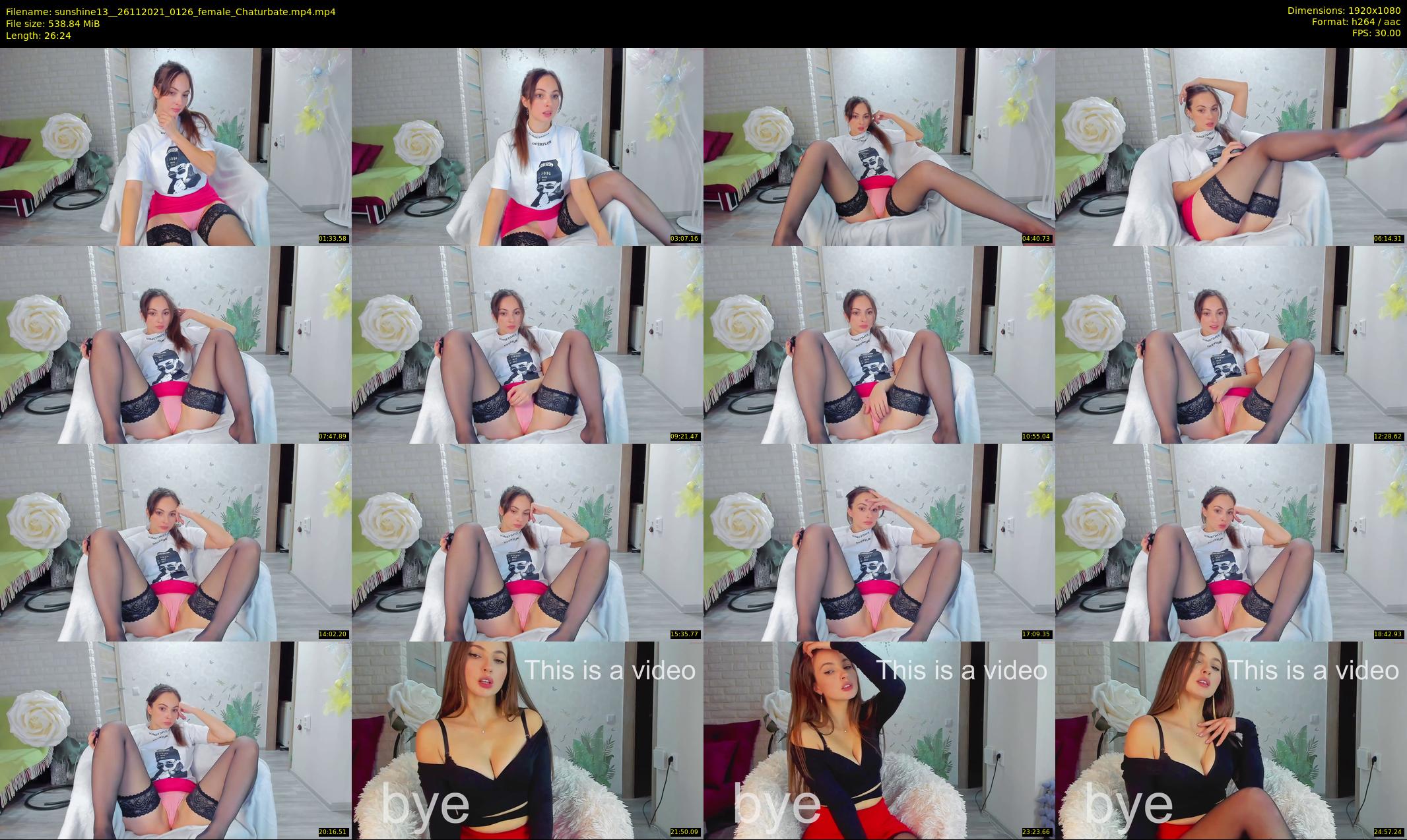 sunshine13_ — 27 minute Chaturbate female cam show recording, 1080p, Nov 26, 2021