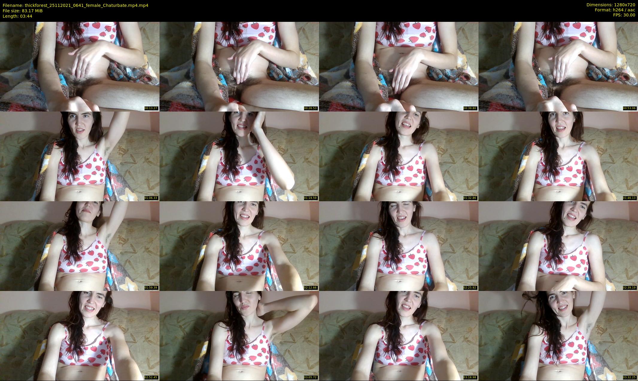 thickforest — 4 minute Chaturbate female cam show recording, 720p, Nov 25, 2021