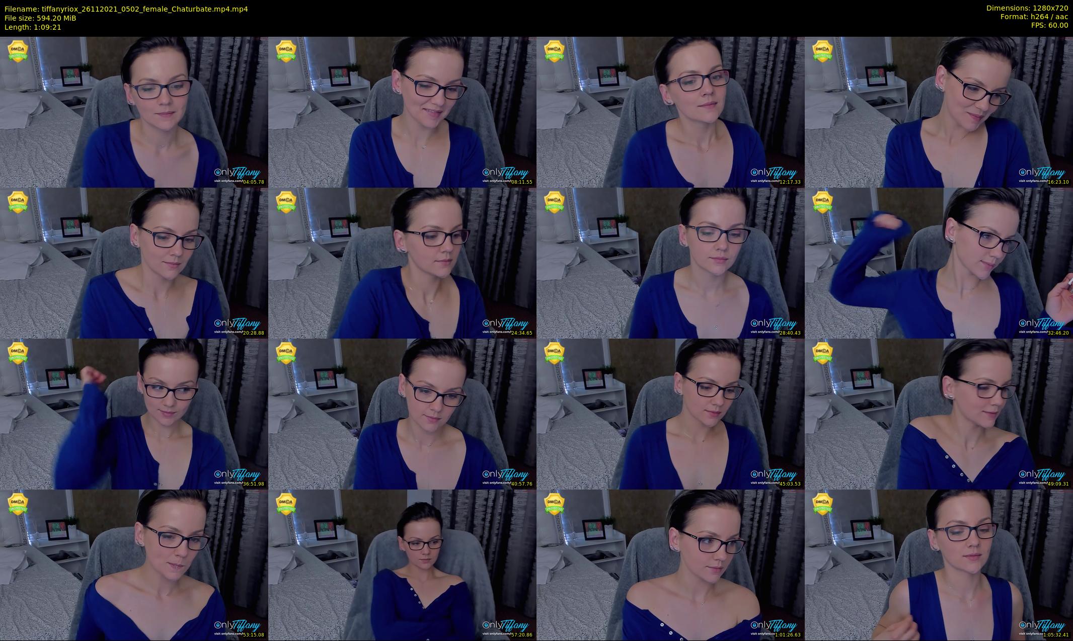 tiffanyriox — 70 minute Chaturbate female cam show recording, 720p, Nov 26, 2021