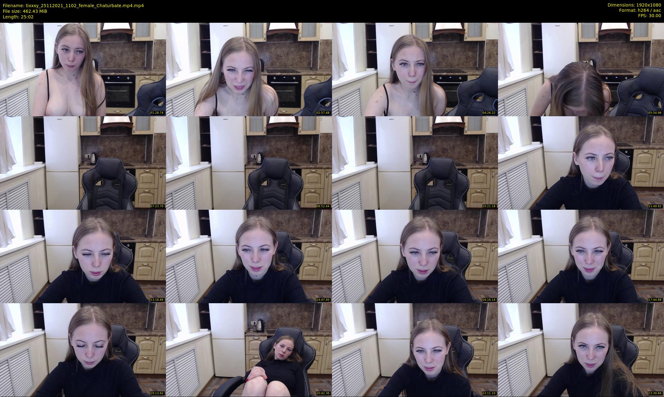 tixxxy — 26 minute Chaturbate female cam show recording, 1080p, Nov 25, 2021