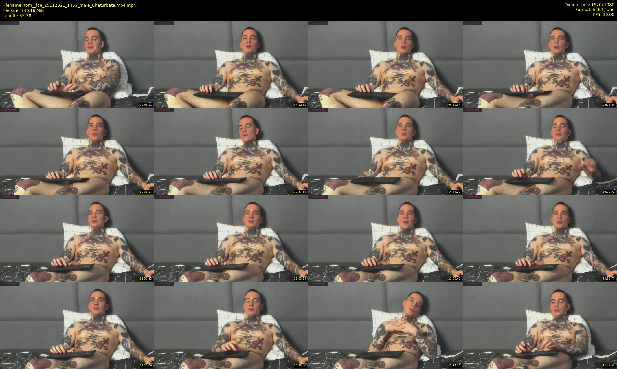tom__ice — 36 minute Chaturbate male cam show recording, 1080p, Nov 25, 2021