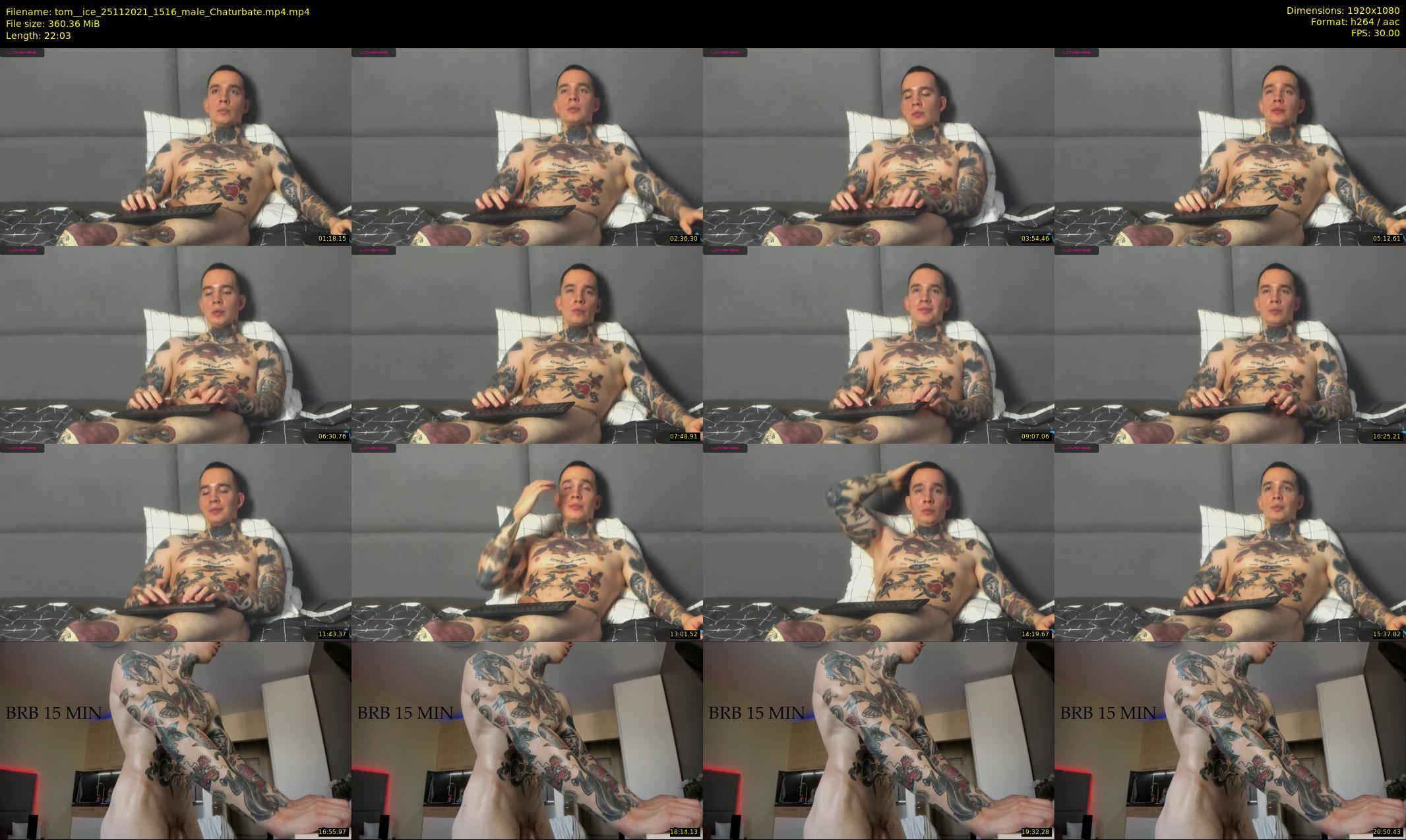 tom__ice — 23 minute Chaturbate male cam show recording, 1080p, Nov 25, 2021