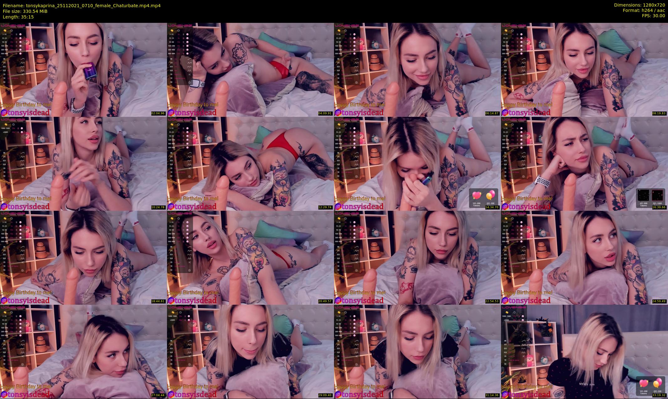 tonsykaprina — 36 minute Chaturbate couple cam show recording, 720p, Nov 25, 2021
