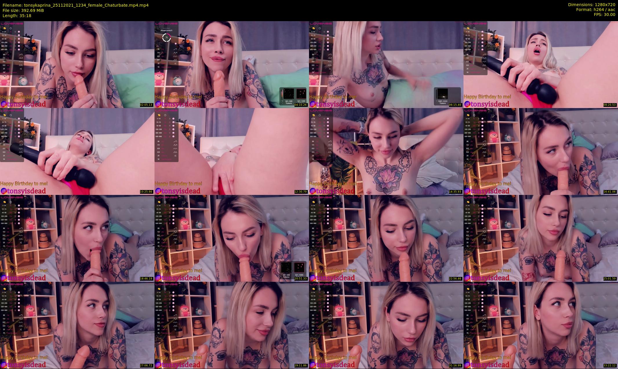 tonsykaprina — 36 minute Chaturbate couple cam show recording, 720p, Nov 25, 2021