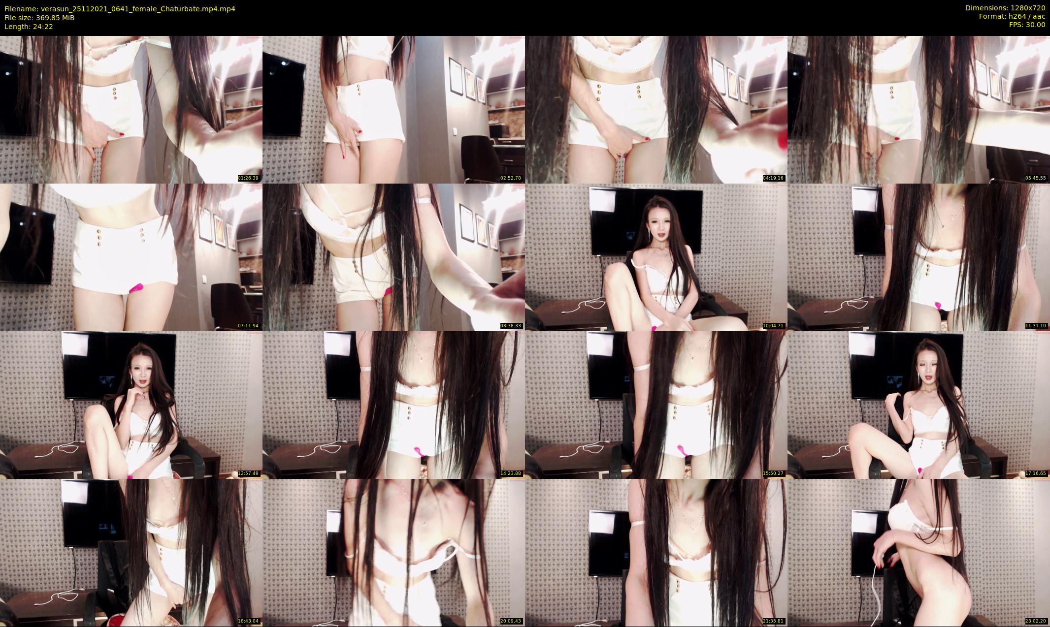 verasun — 25 minute Chaturbate female cam show recording, 720p, Nov 25, 2021