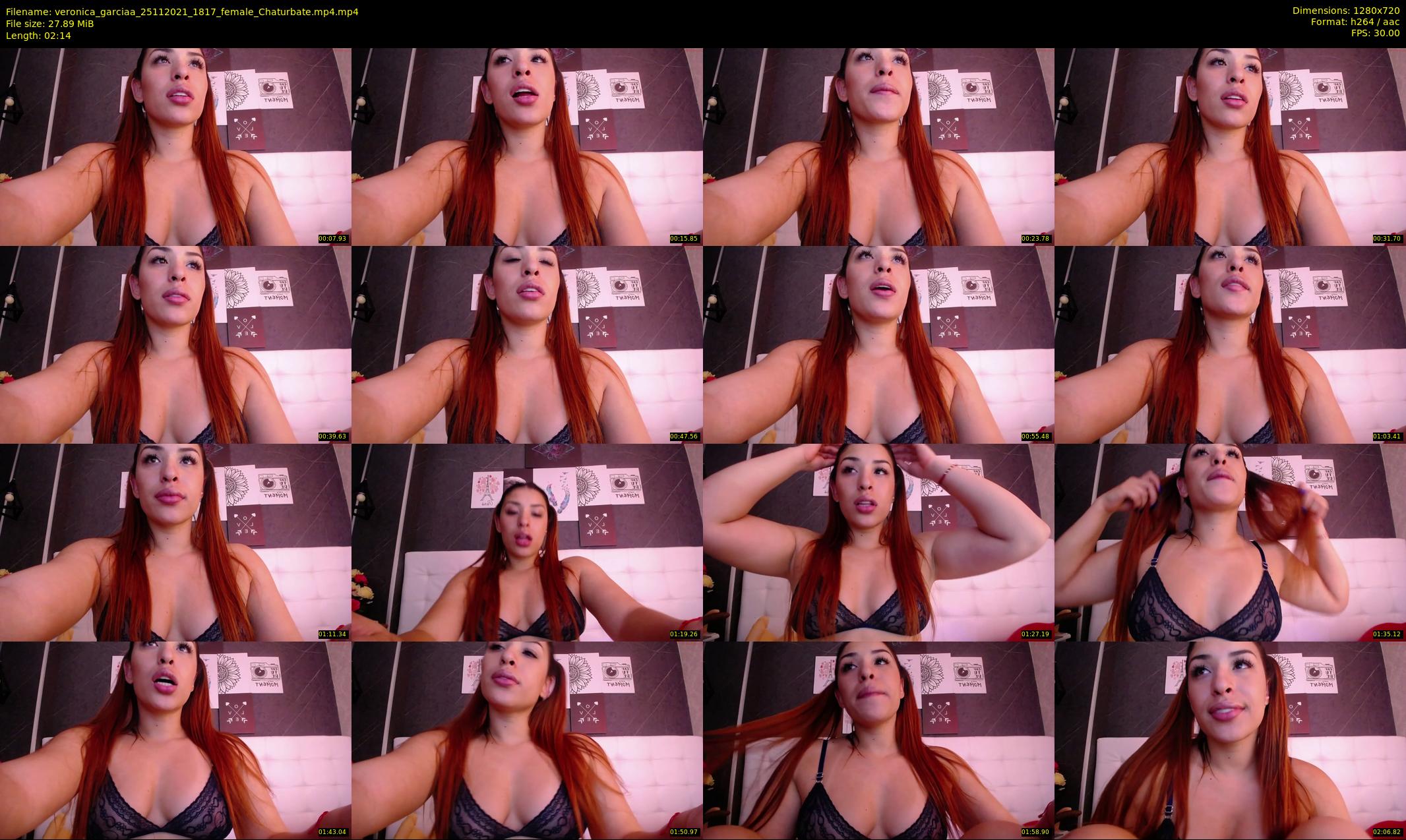 veronica_garciaa — 3 minute Chaturbate female cam show recording, 720p, Nov 25, 2021