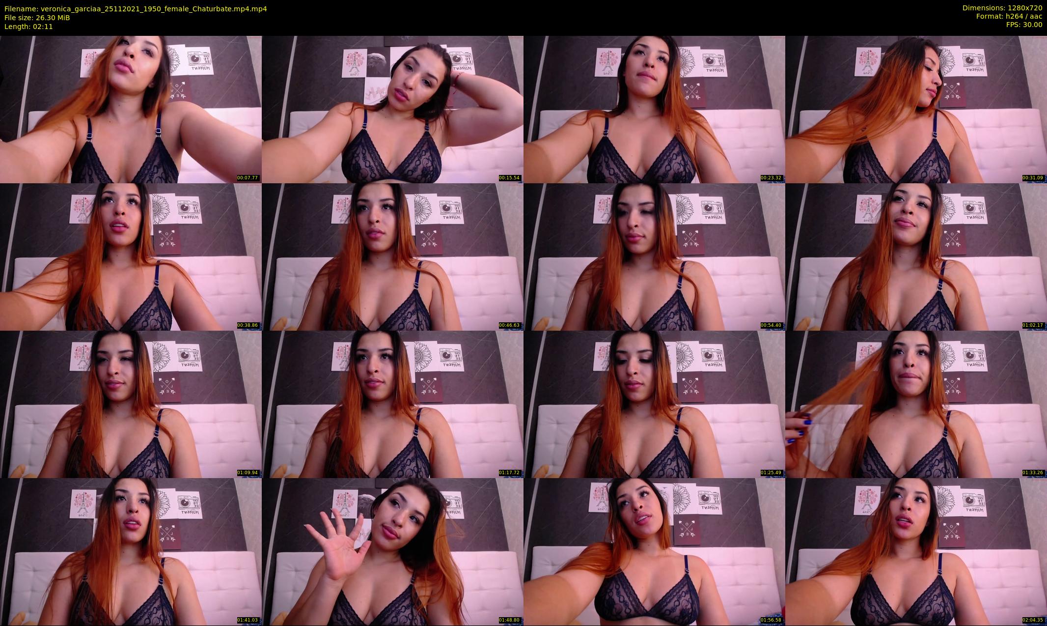 veronica_garciaa — 3 minute Chaturbate female cam show recording, 720p, Nov 25, 2021