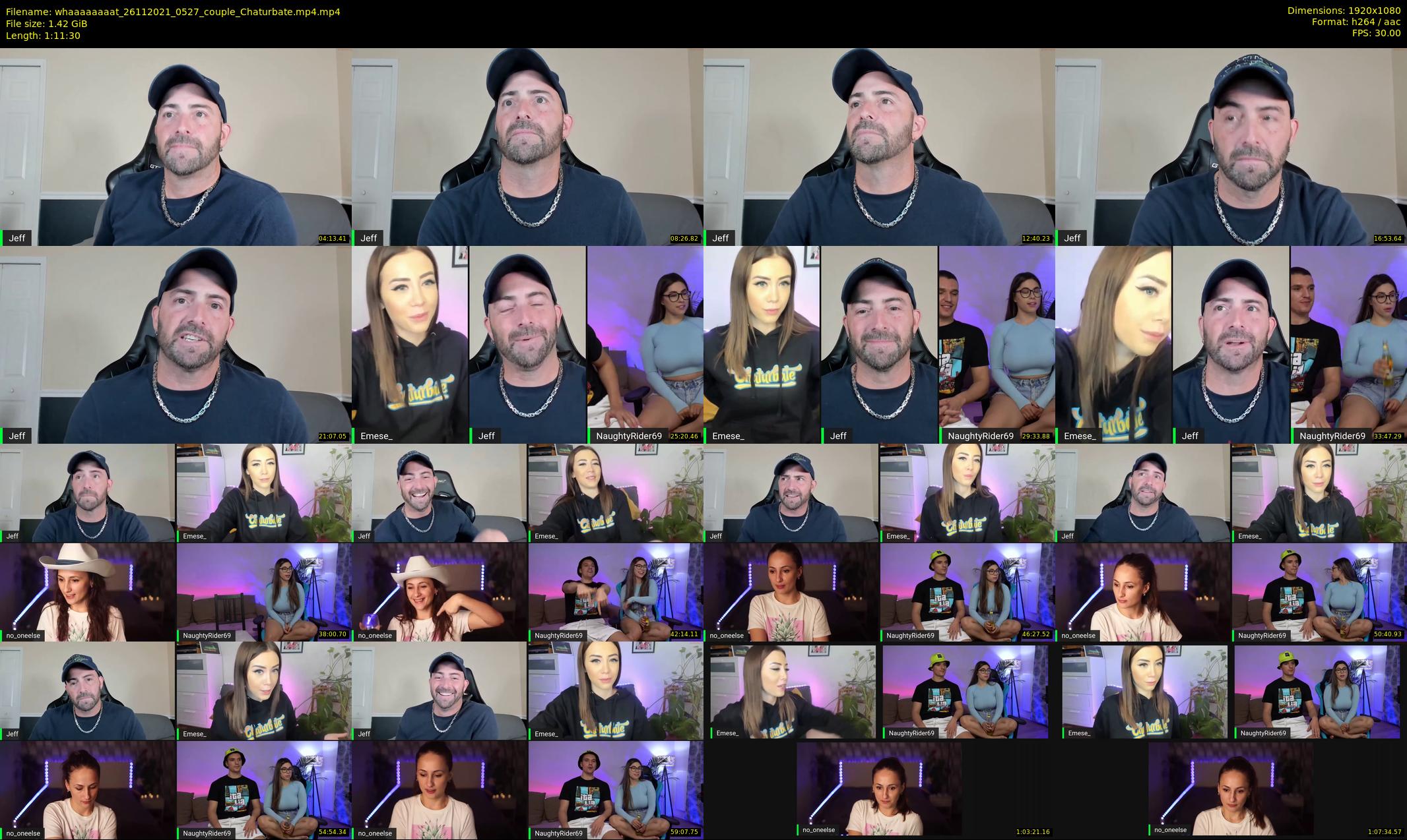 whaaaaaaaat — 72 minute Chaturbate couple cam show recording, 1080p, Nov 26, 2021
