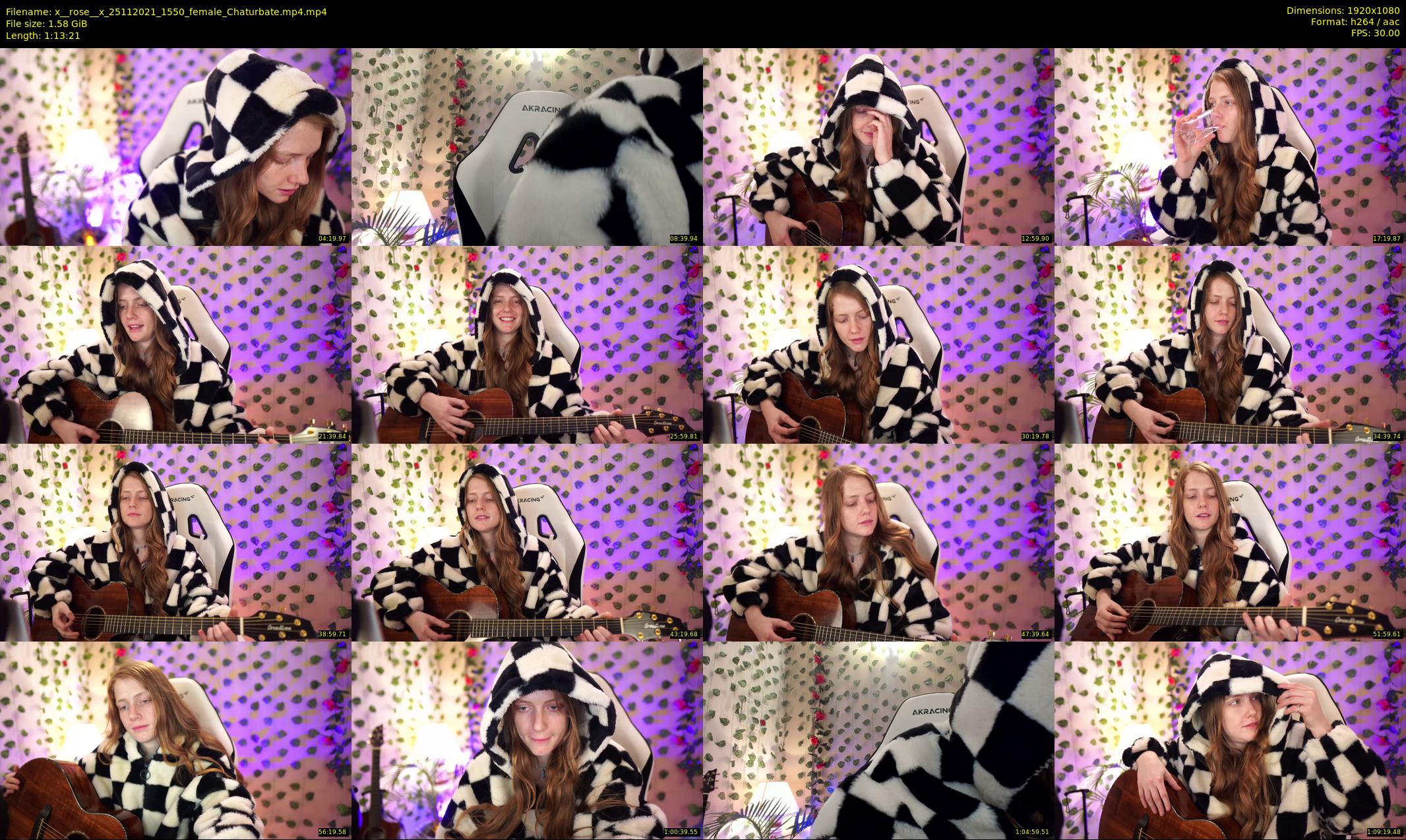 x__rose__x — 74 minute Chaturbate female cam show recording, 1080p, Nov 25, 2021