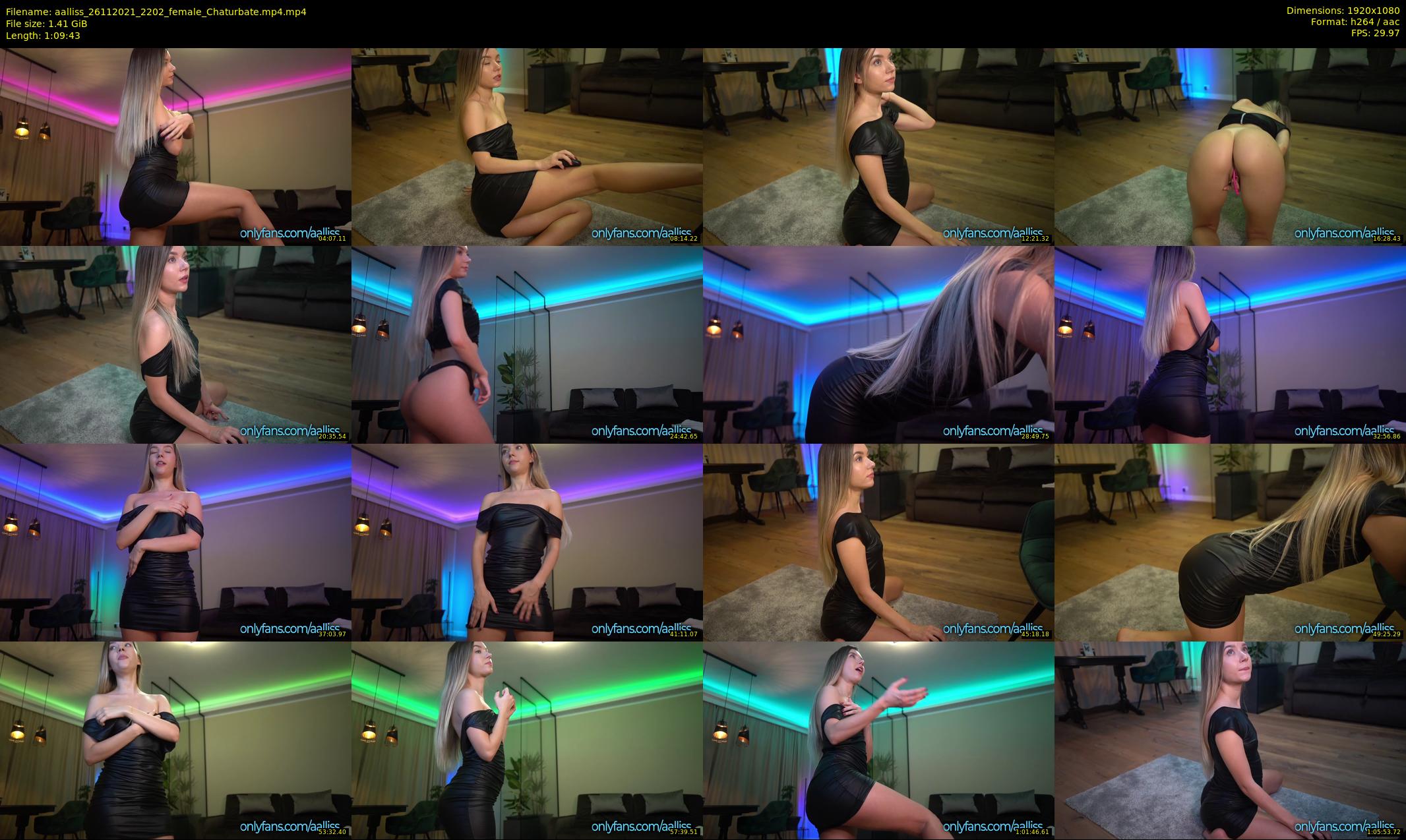 aalliss — 70 minute Chaturbate female cam show recording, 1080p, Nov 26, 2021