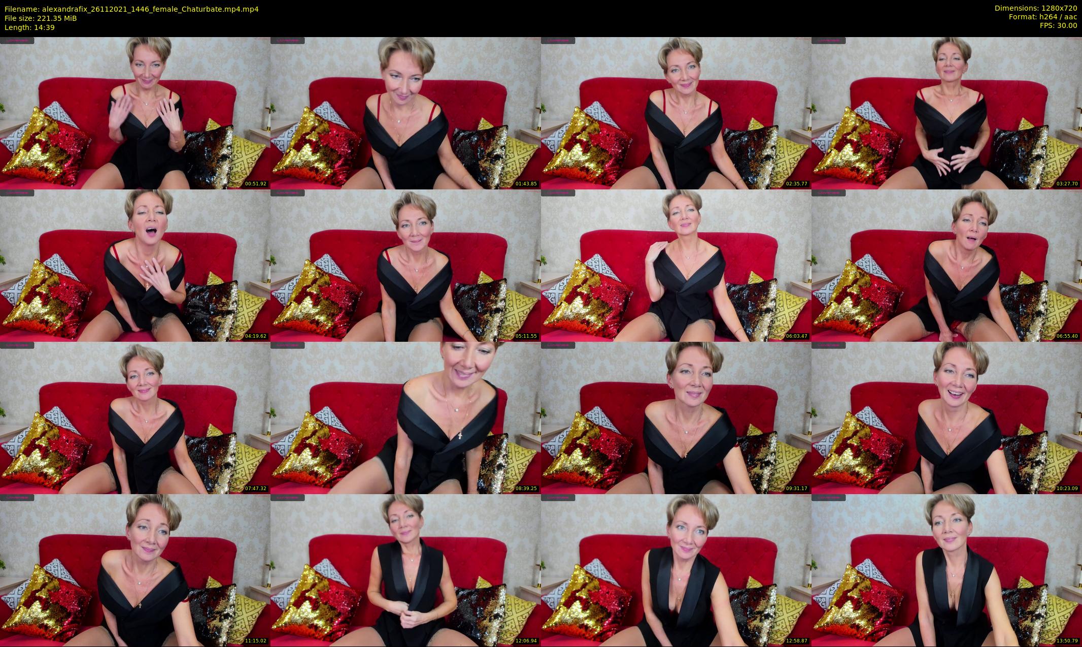 alexandrafix — 15 minute Chaturbate female cam show recording, 720p, Nov 26, 2021