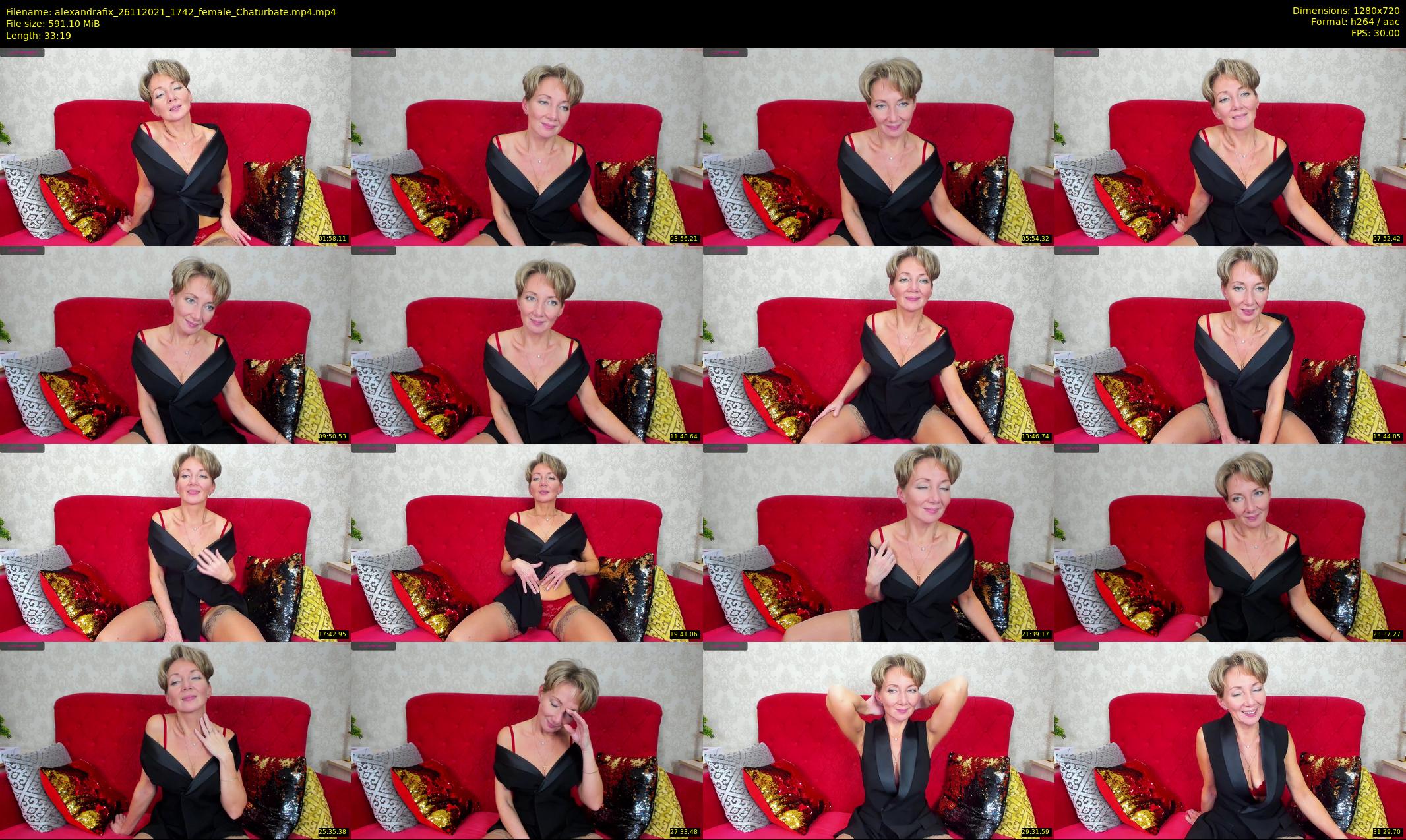 alexandrafix — 34 minute Chaturbate female cam show recording, 720p, Nov 26, 2021