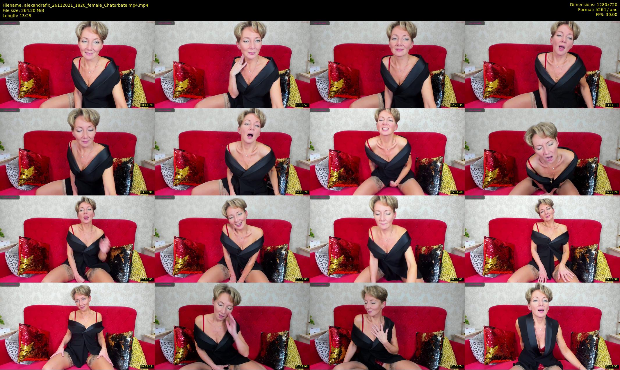 alexandrafix — 14 minute Chaturbate female cam show recording, 720p, Nov 26, 2021