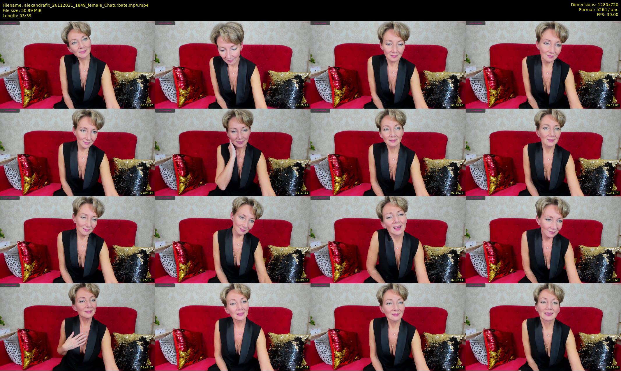 alexandrafix — 4 minute Chaturbate female cam show recording, 720p, Nov 26, 2021