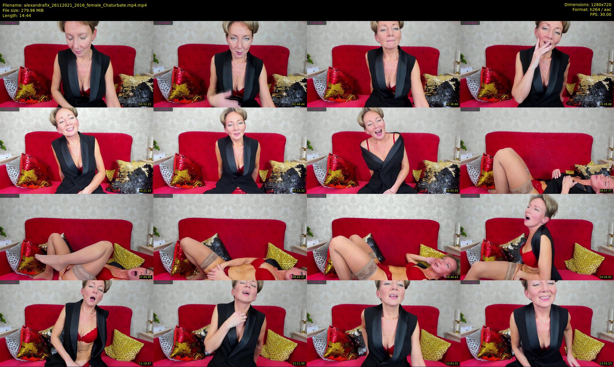 alexandrafix — 15 minute Chaturbate female cam show recording, 720p, Nov 26, 2021