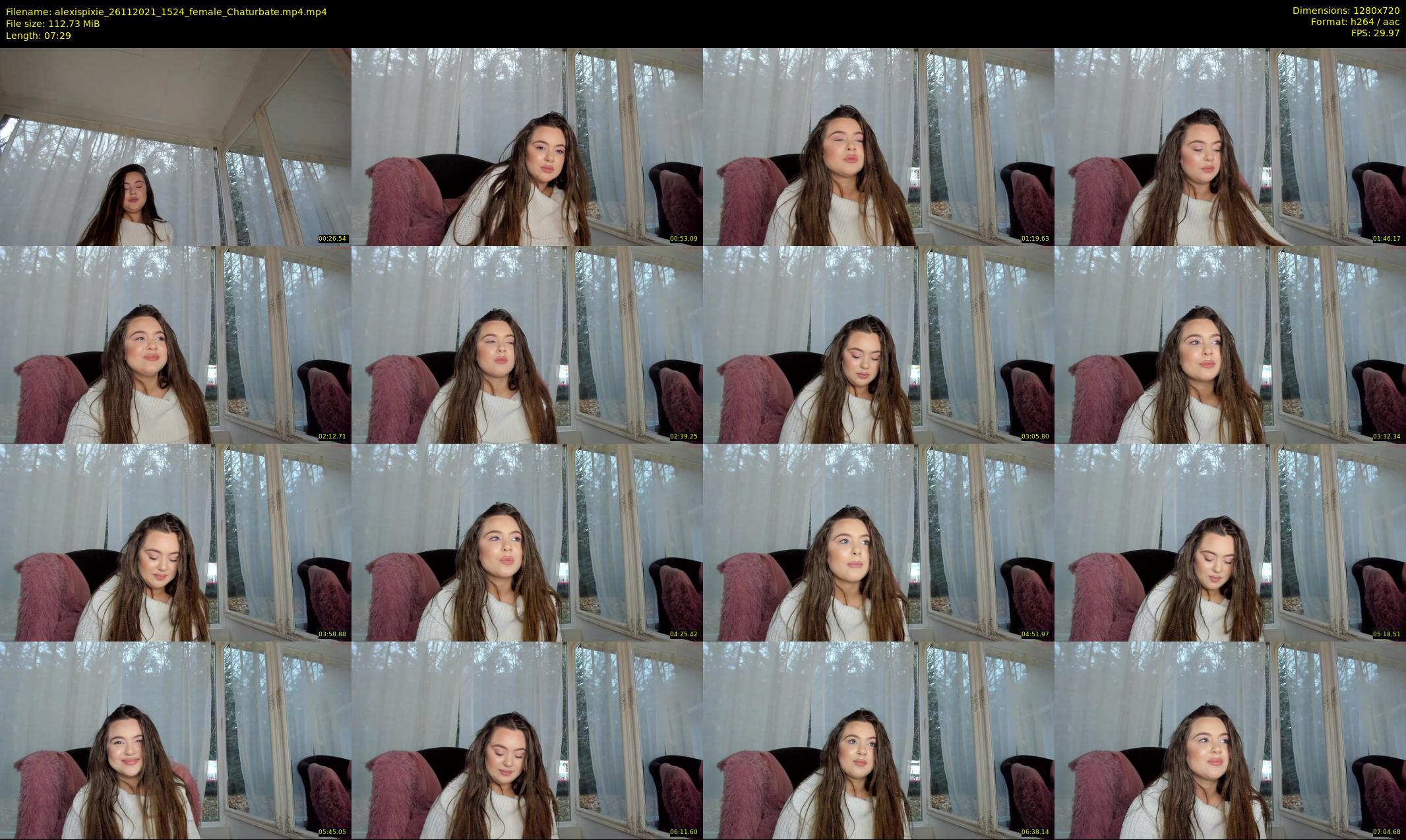 alexispixie — 8 minute Chaturbate female cam show recording, 720p, Nov 26, 2021