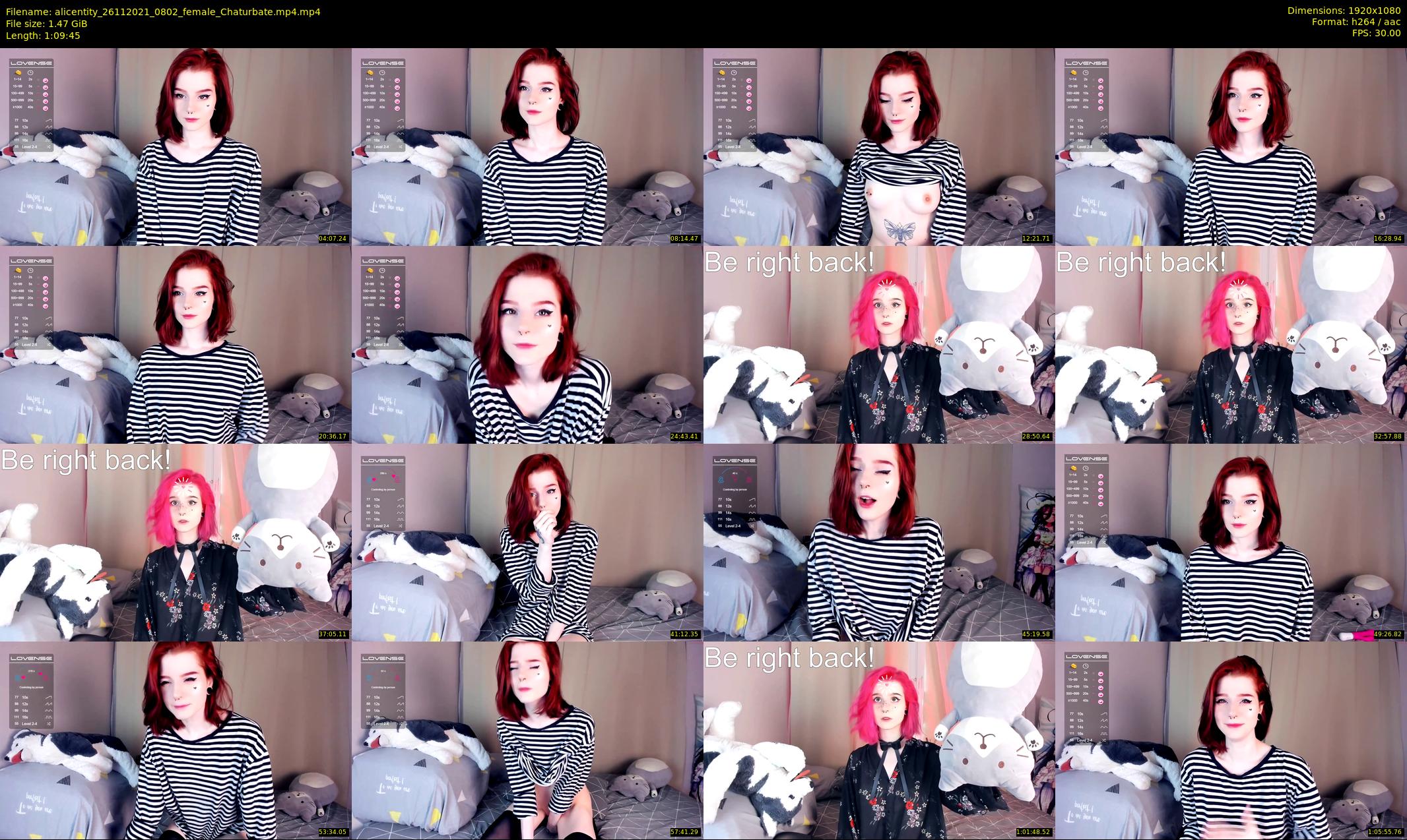 alicentity — 70 minute Chaturbate female cam show recording, 1080p, Nov 26, 2021