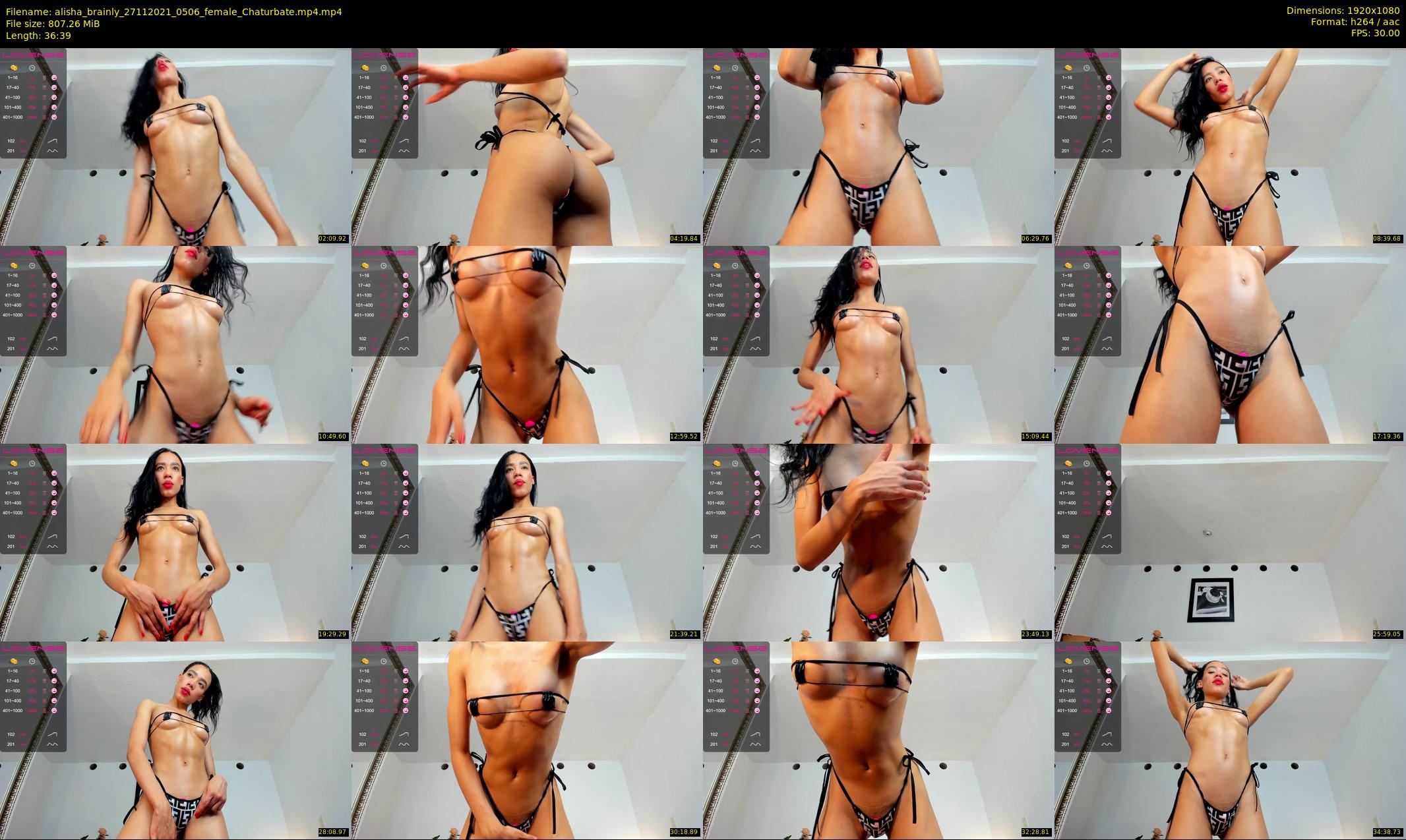 alisha_brainly — 37 minute Chaturbate female cam show recording, 1080p, Nov 27, 2021