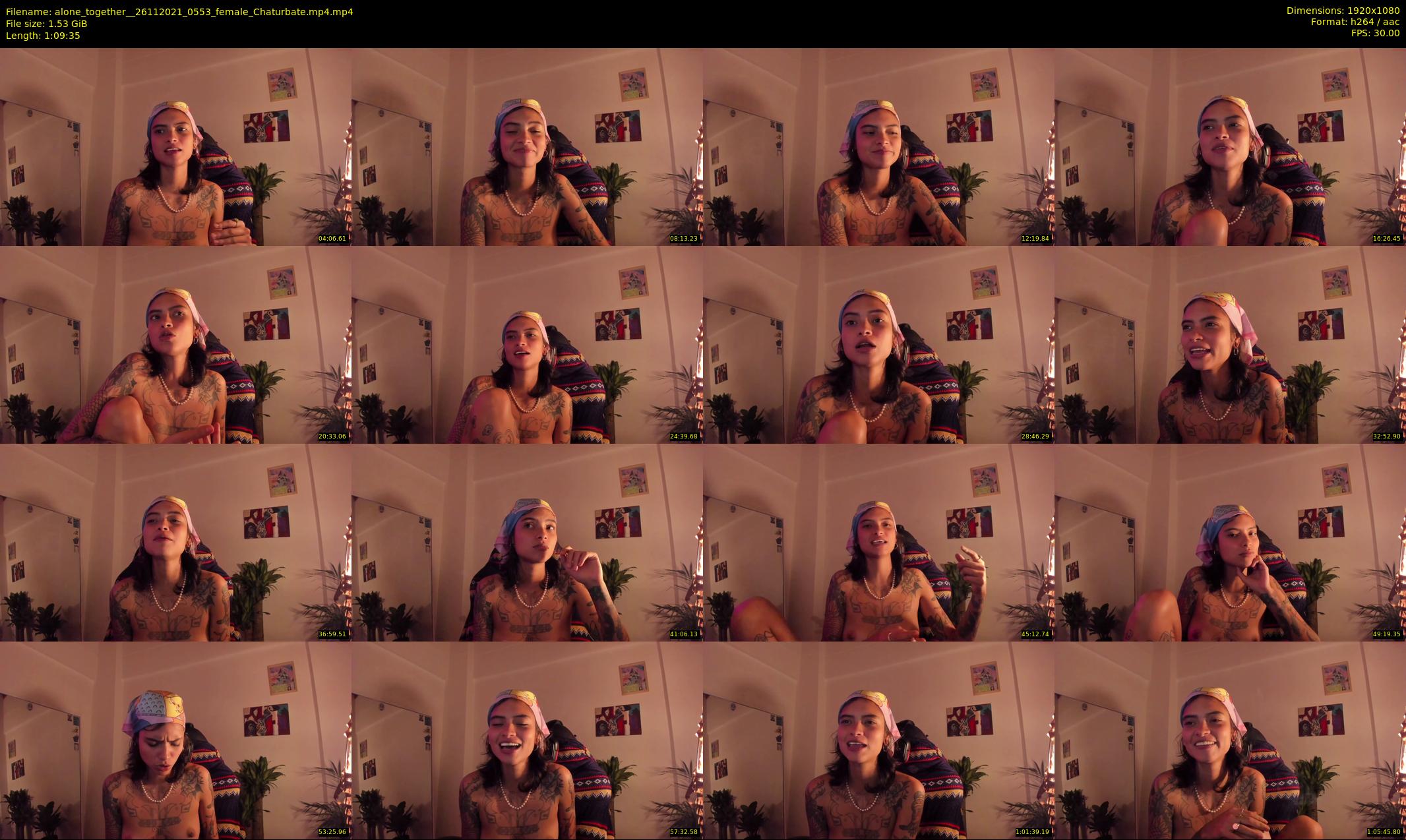 alone_together_ — 70 minute Chaturbate female cam show recording, 1080p, Nov 26, 2021